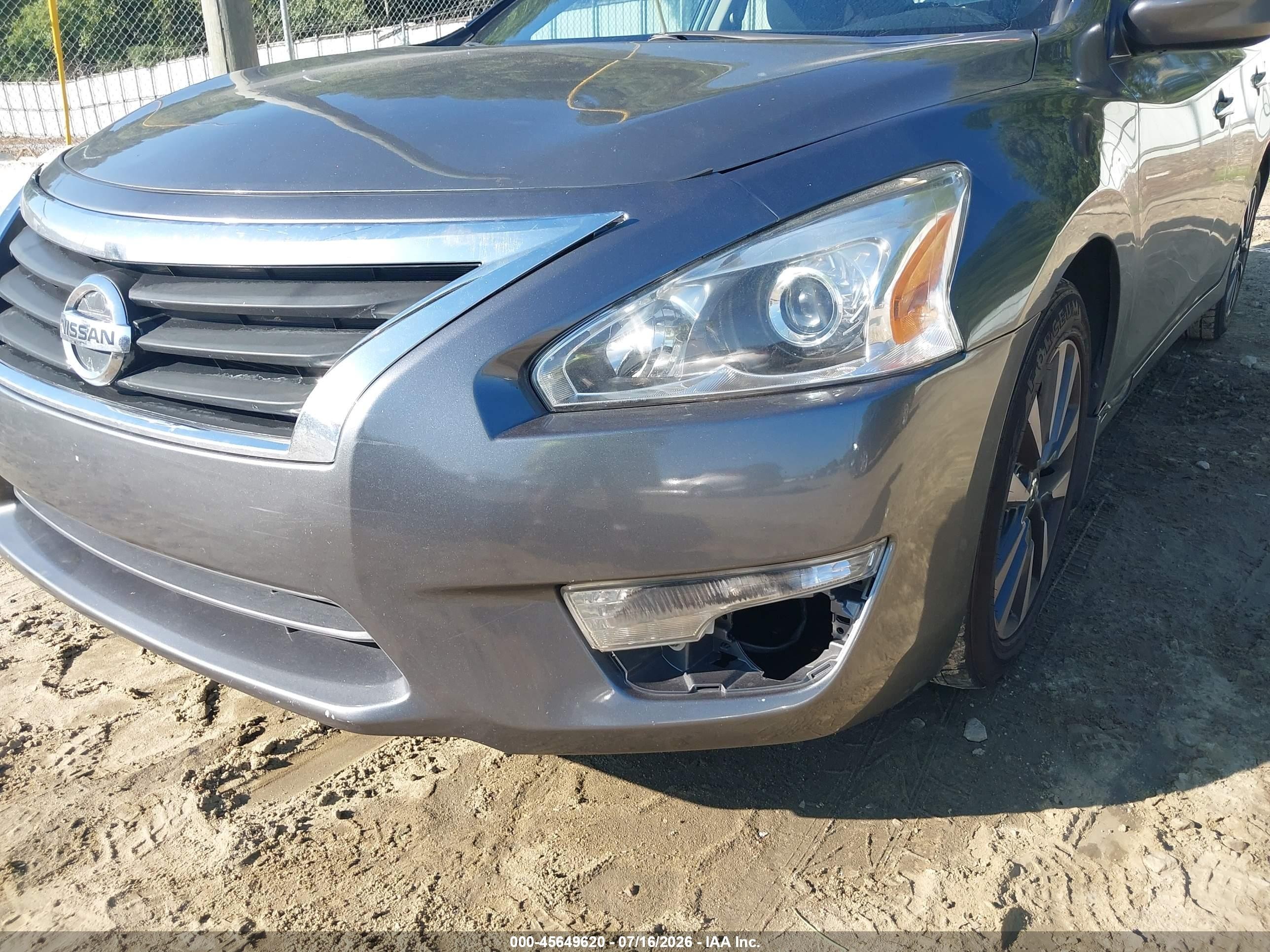 2015 Nissan Altima 2.5 S Gray vin: 1N4AL3AP3FC415626