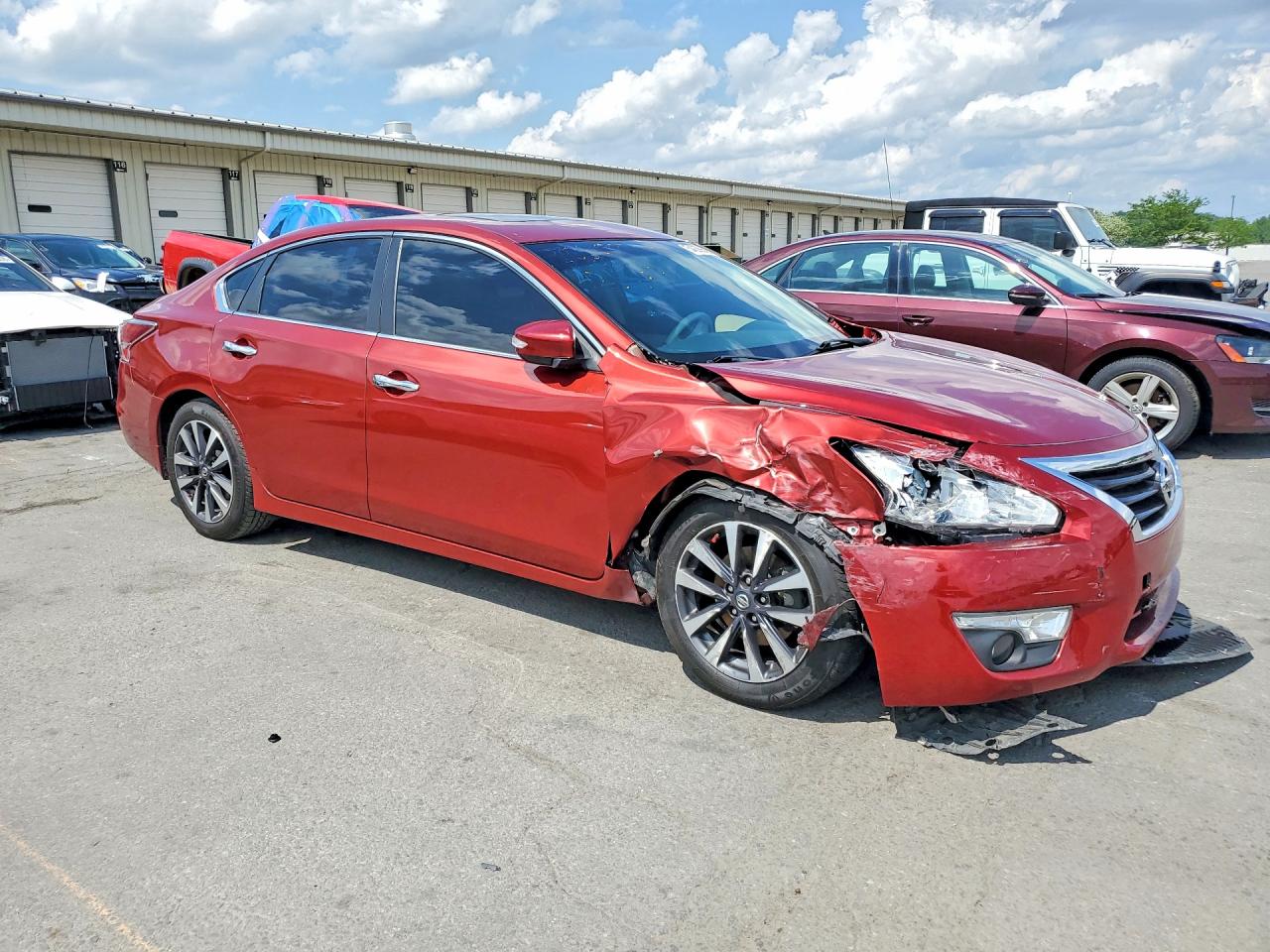 2015 Nissan Altima 2.5 Sl Red vin: 1N4AL3AP3FC421829