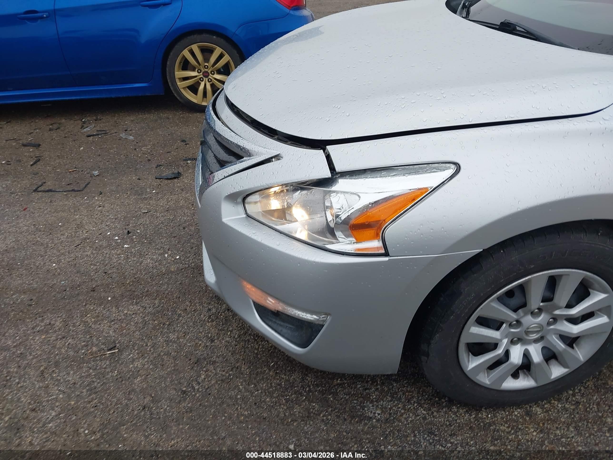 2015 Nissan Altima 2.5/2.5 S/2.5 Sl/2.5 Sv Silver vin: 1N4AL3AP3FC422043