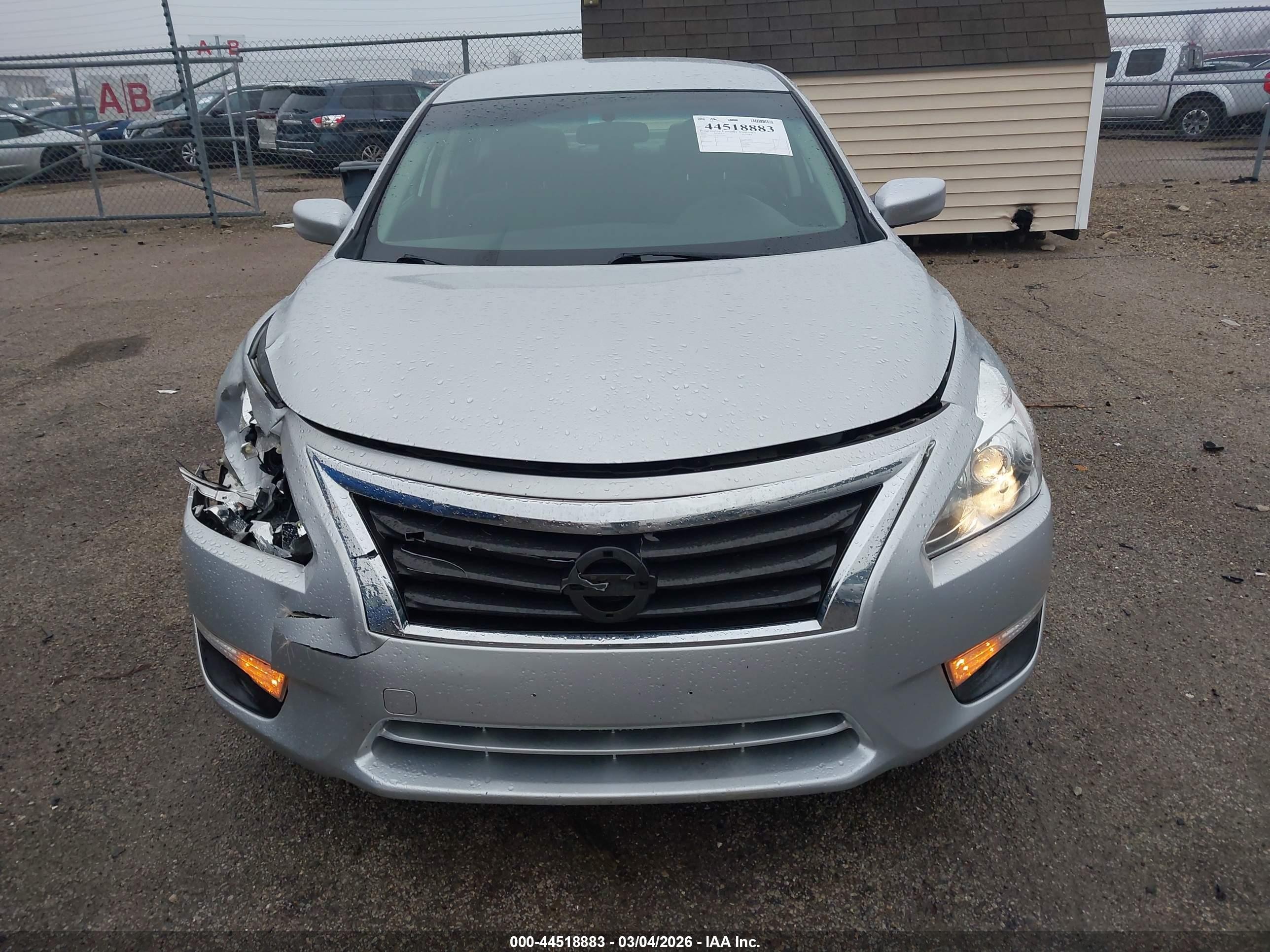 2015 Nissan Altima 2.5/2.5 S/2.5 Sl/2.5 Sv Silver vin: 1N4AL3AP3FC422043