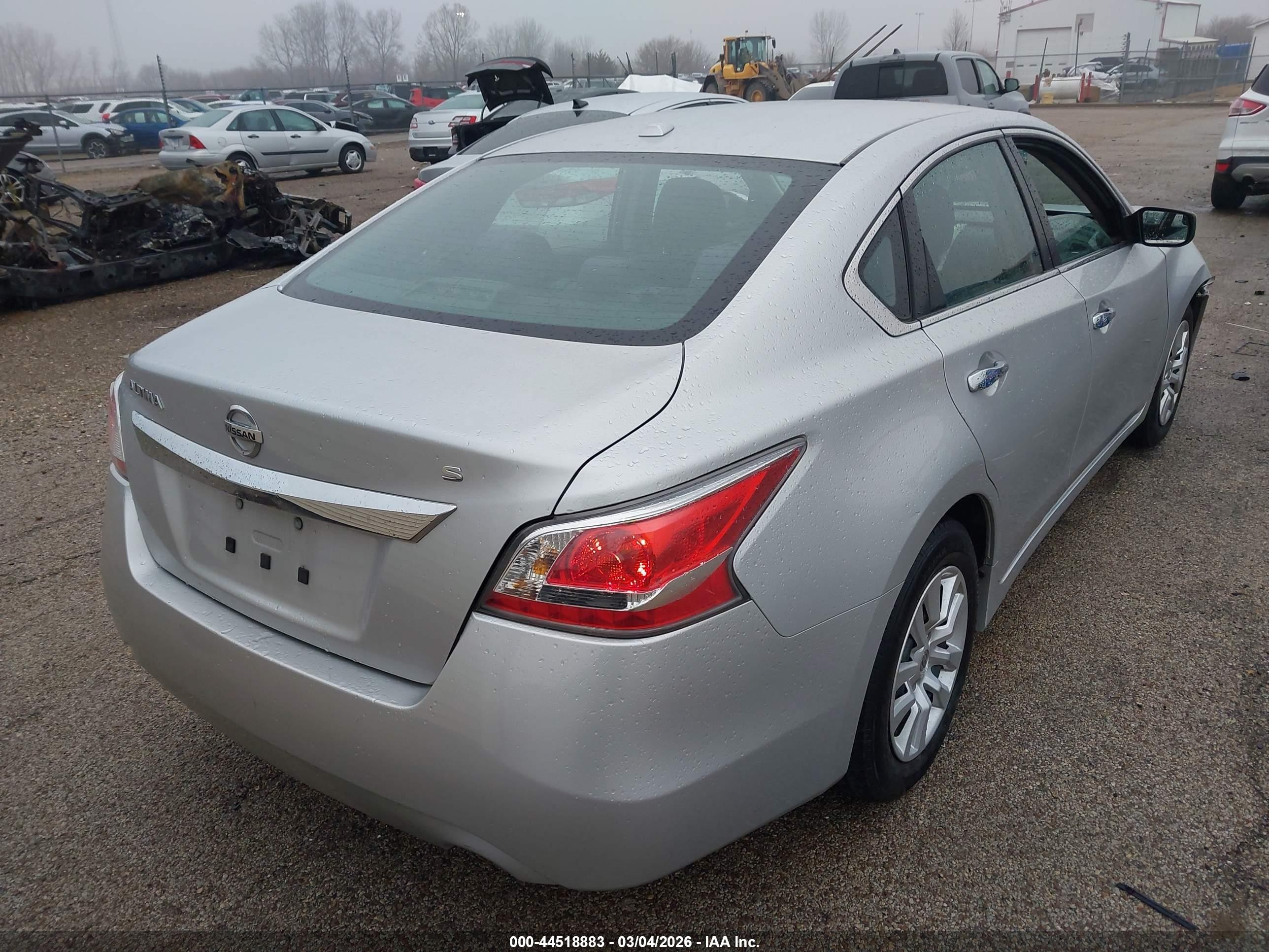 2015 Nissan Altima 2.5/2.5 S/2.5 Sl/2.5 Sv Silver vin: 1N4AL3AP3FC422043