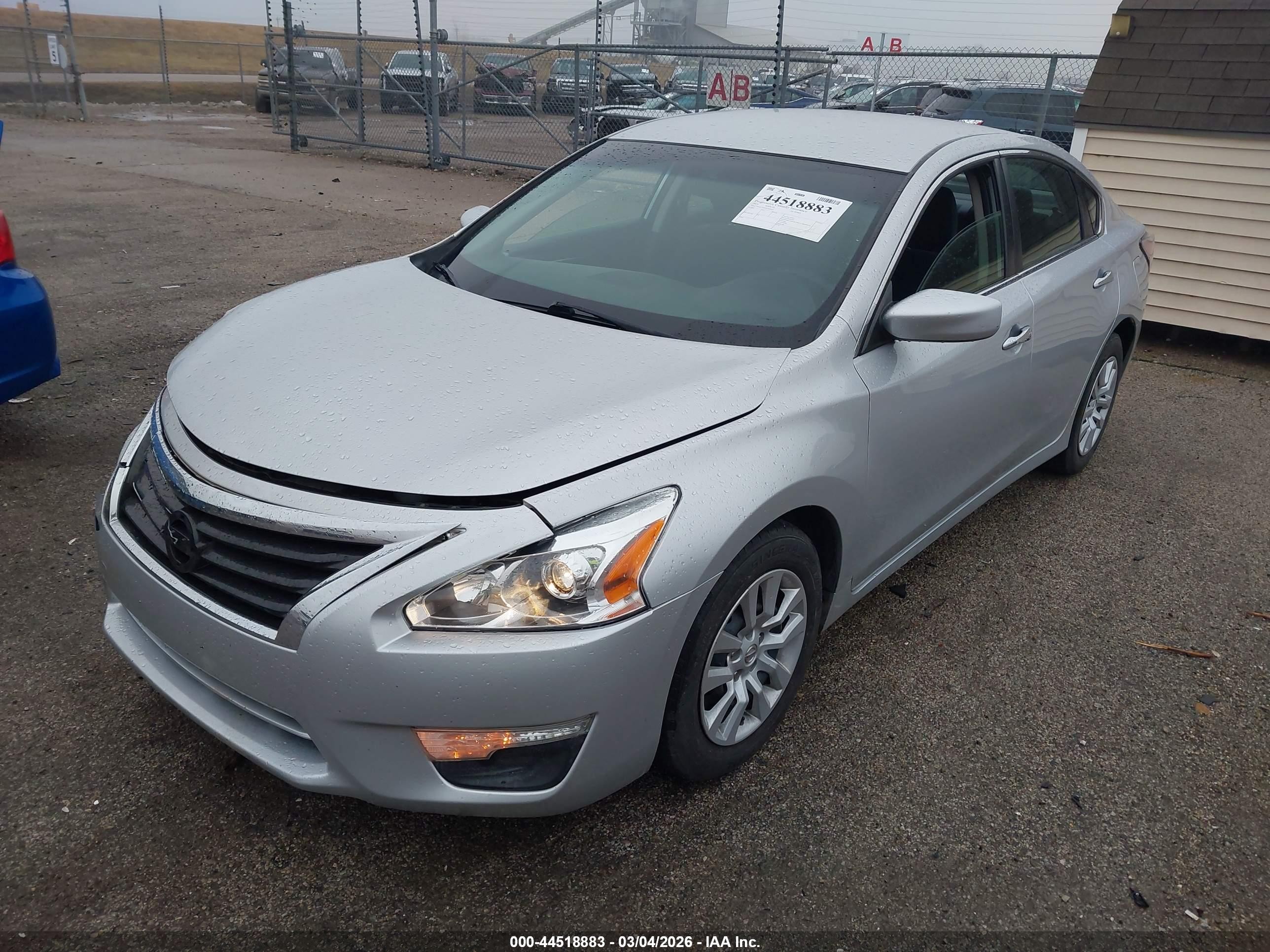 2015 Nissan Altima 2.5/2.5 S/2.5 Sl/2.5 Sv Silver vin: 1N4AL3AP3FC422043