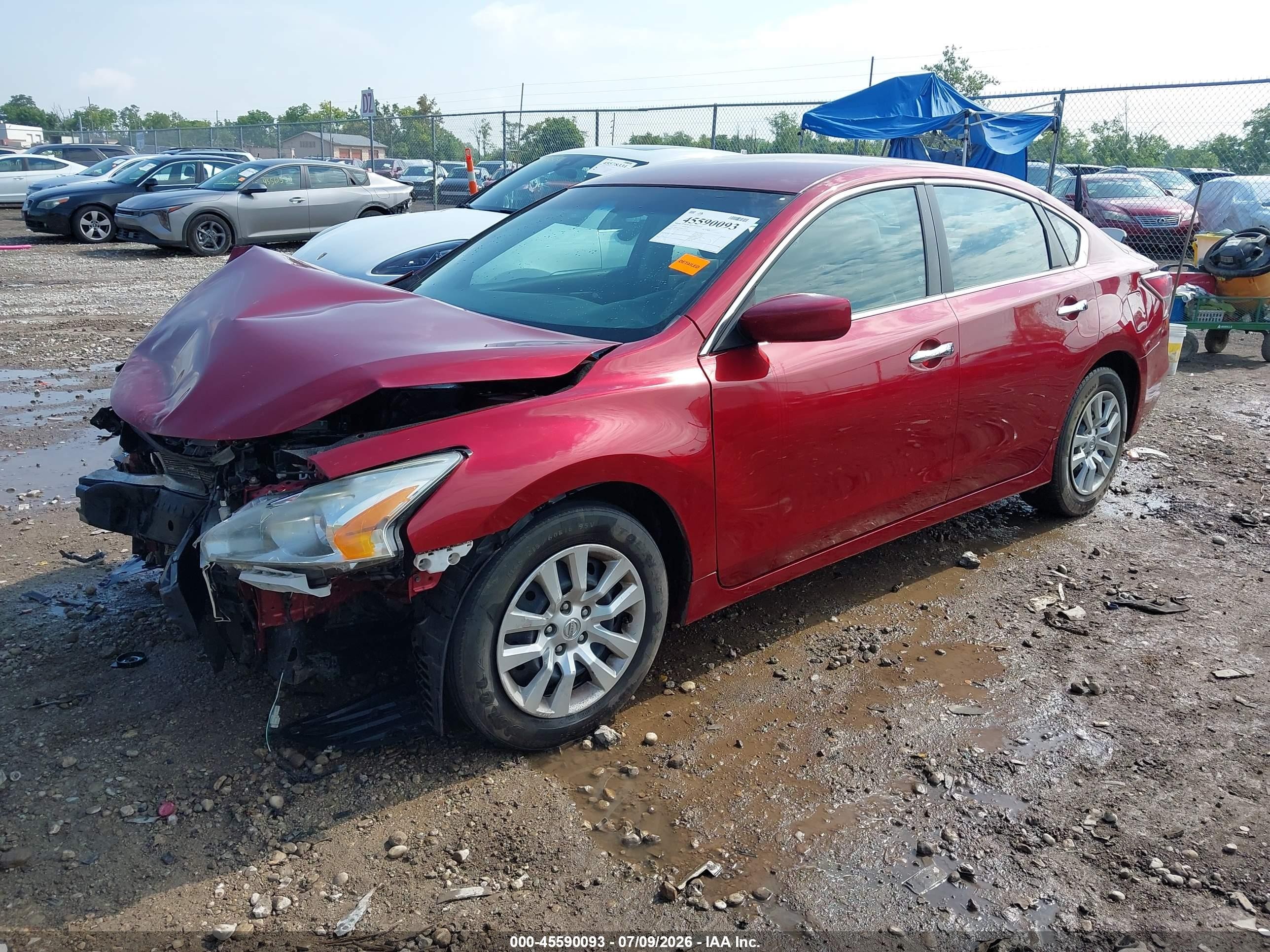 2015 Nissan Altima 2.5/2.5 S/2.5 Sl/2.5 Sv Red vin: 1N4AL3AP3FC427193