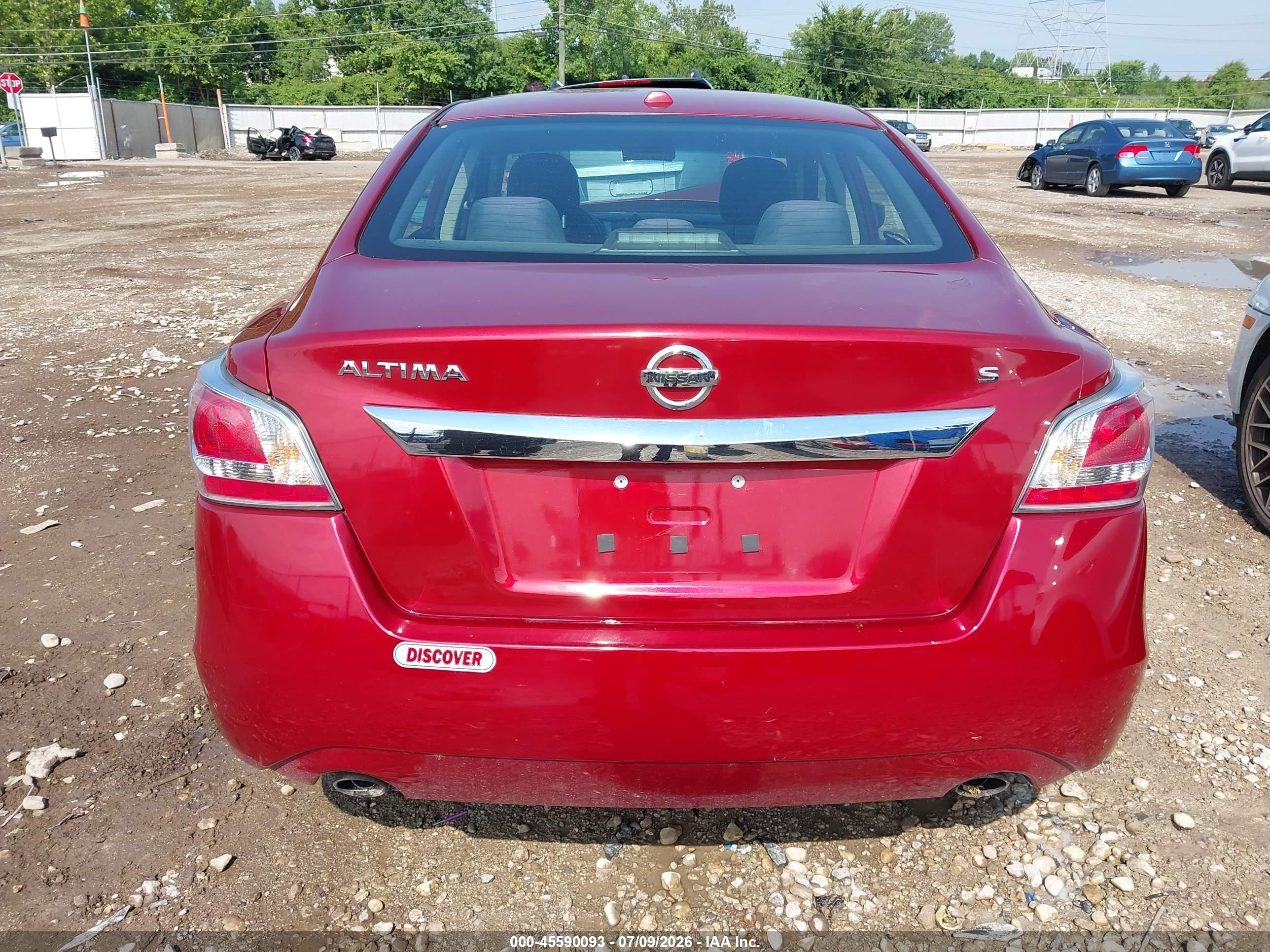 2015 Nissan Altima 2.5/2.5 S/2.5 Sl/2.5 Sv Red vin: 1N4AL3AP3FC427193