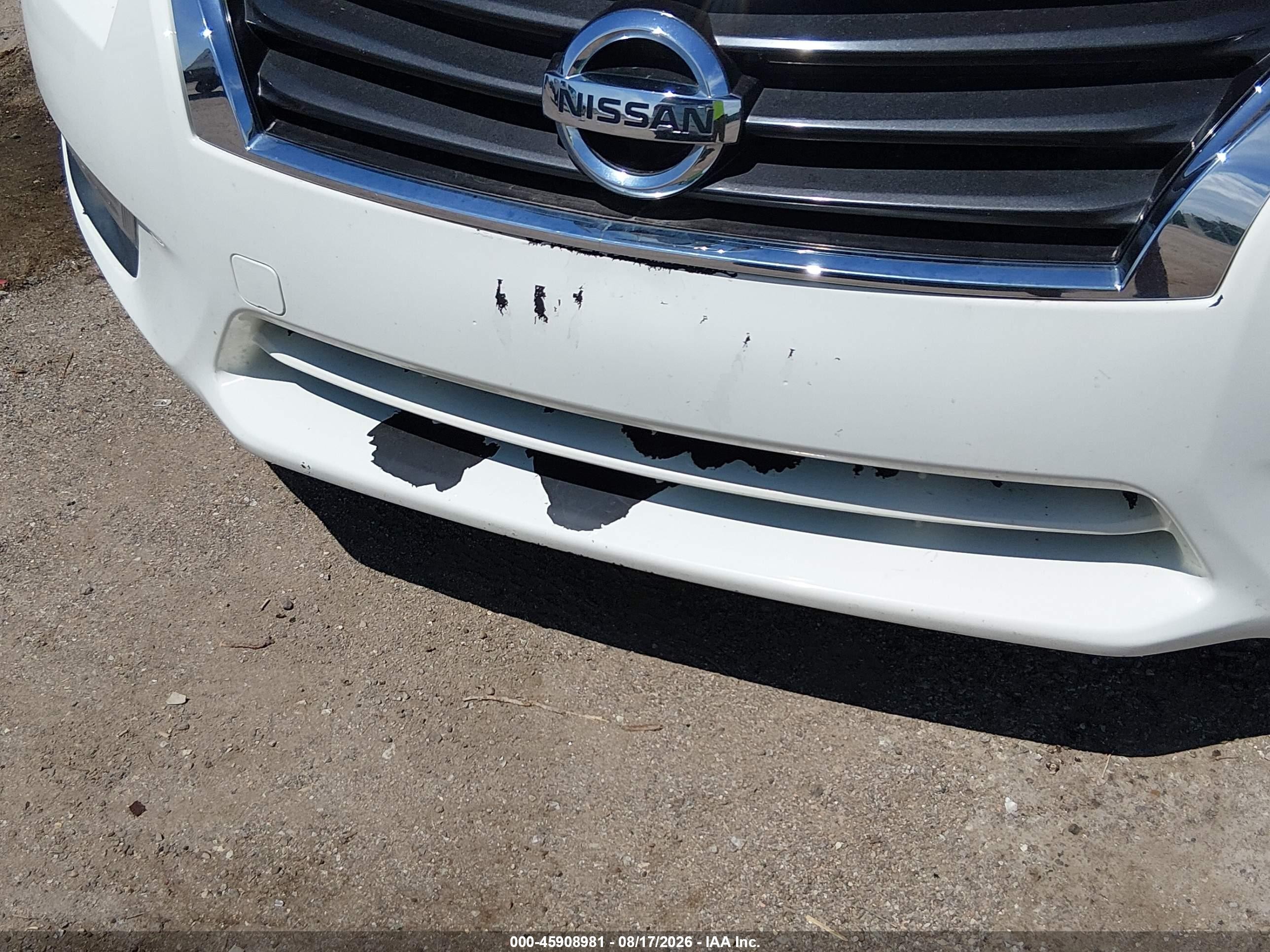2015 Nissan Altima 2.5/2.5 S/2.5 Sl/2.5 Sv Белый vin: 1N4AL3AP3FC439067