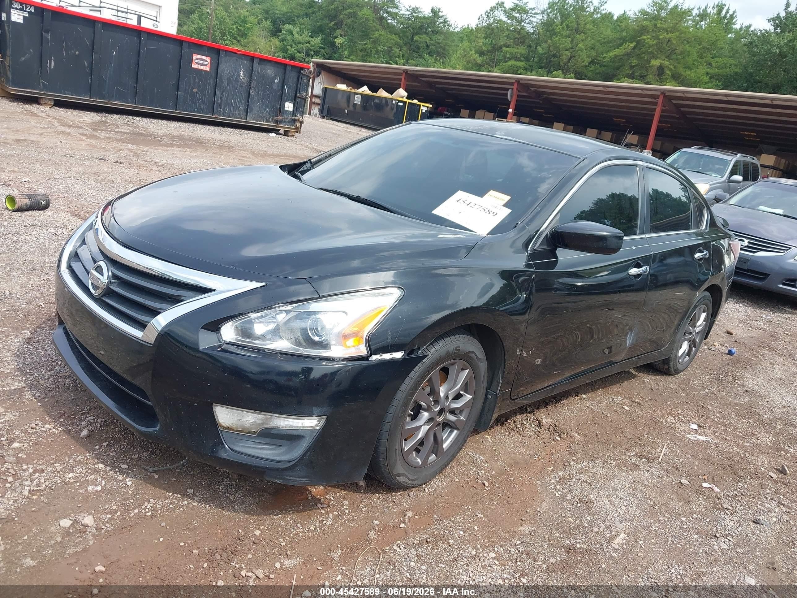 2015 Nissan Altima 2.5 S Black vin: 1N4AL3AP3FC443443