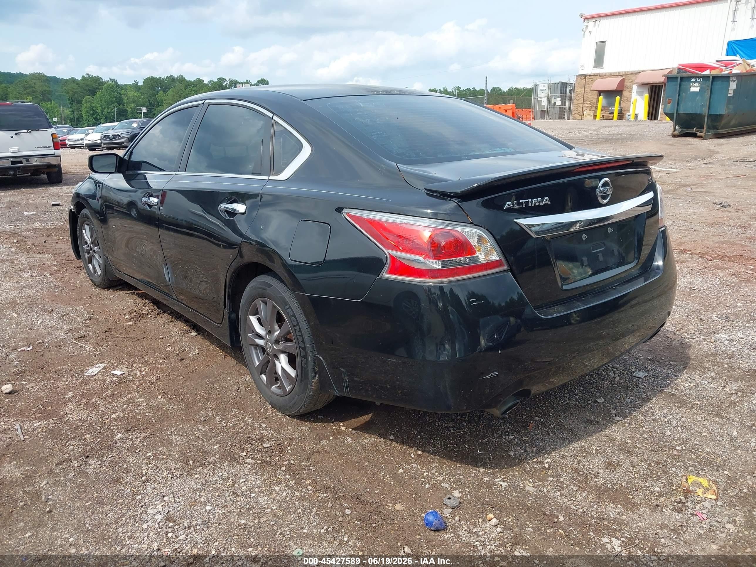 2015 Nissan Altima 2.5 S Black vin: 1N4AL3AP3FC443443