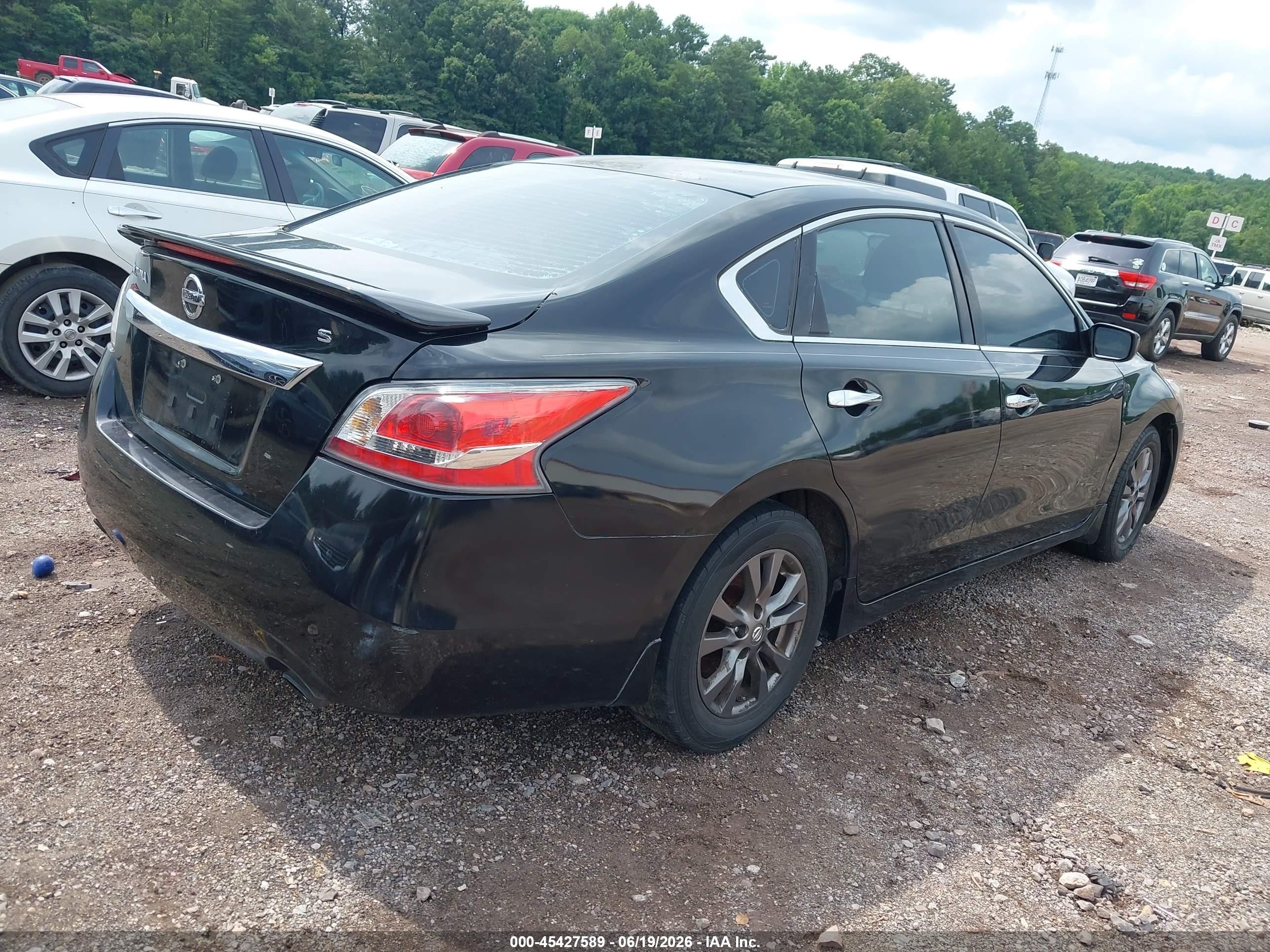 2015 Nissan Altima 2.5 S Black vin: 1N4AL3AP3FC443443