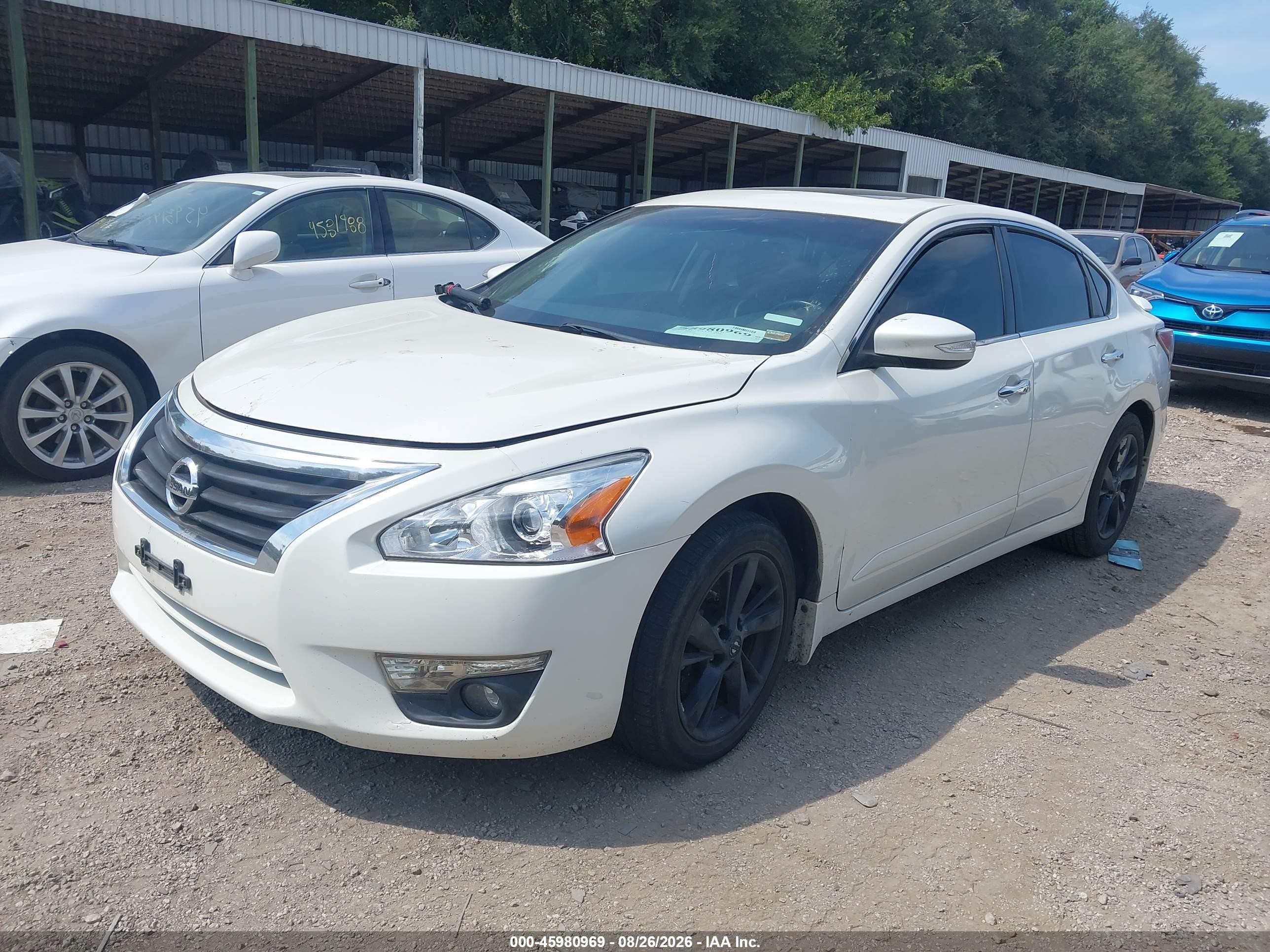 2015 Nissan Altima 2.5 Sl White vin: 1N4AL3AP3FC445810