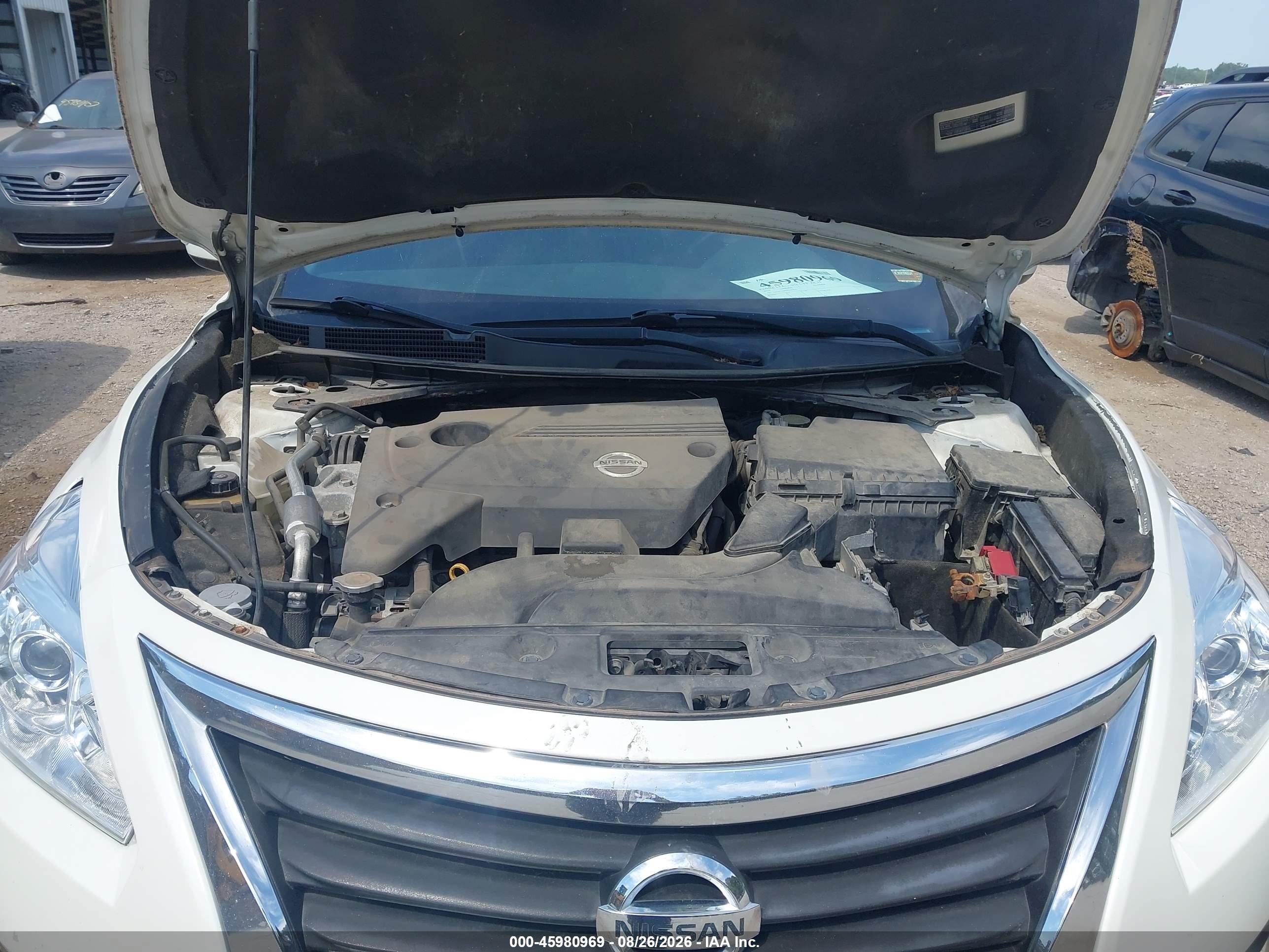 2015 Nissan Altima 2.5 Sl White vin: 1N4AL3AP3FC445810
