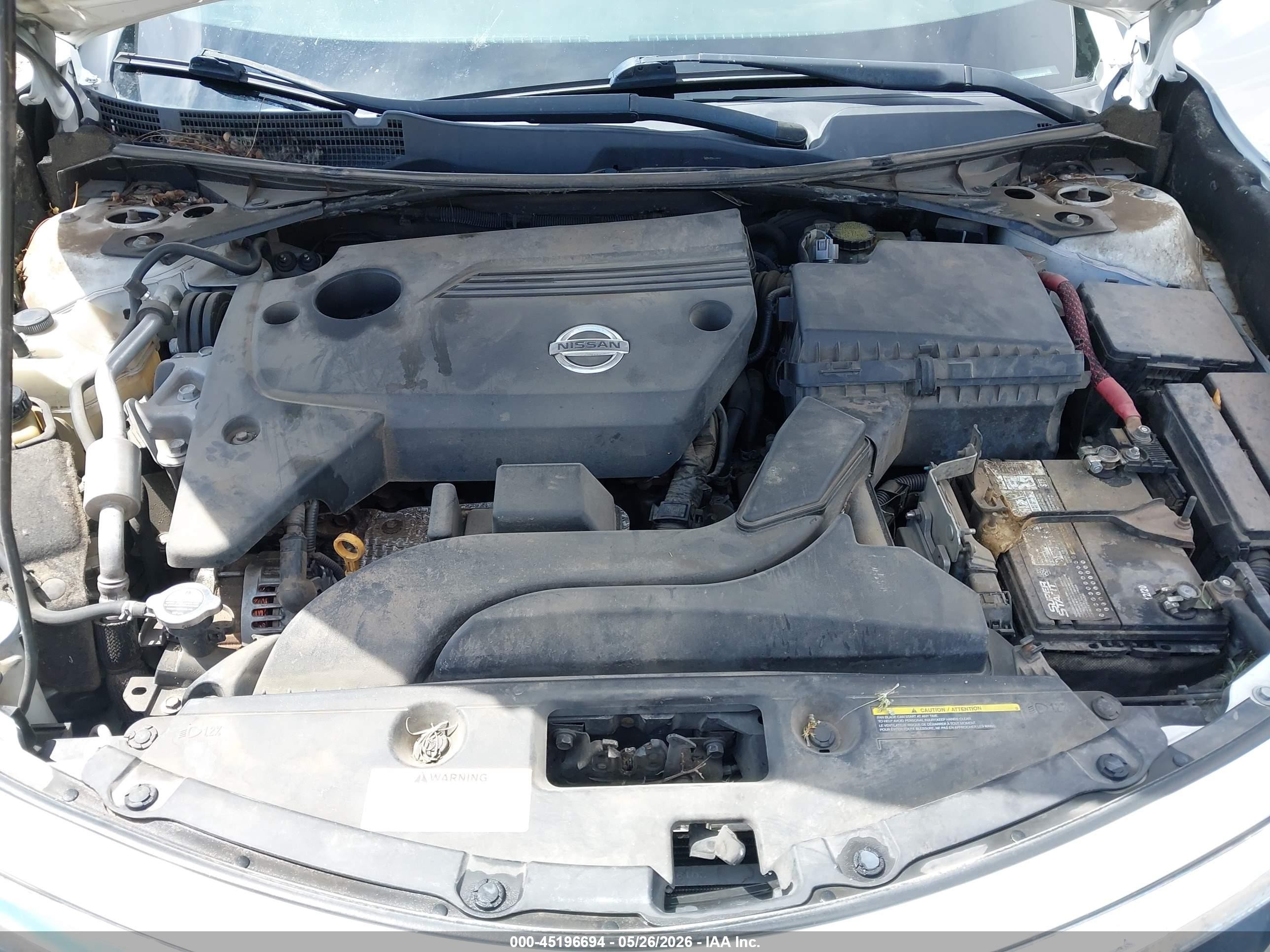 2015 Nissan Altima 2.5 S Белый vin: 1N4AL3AP3FC448819