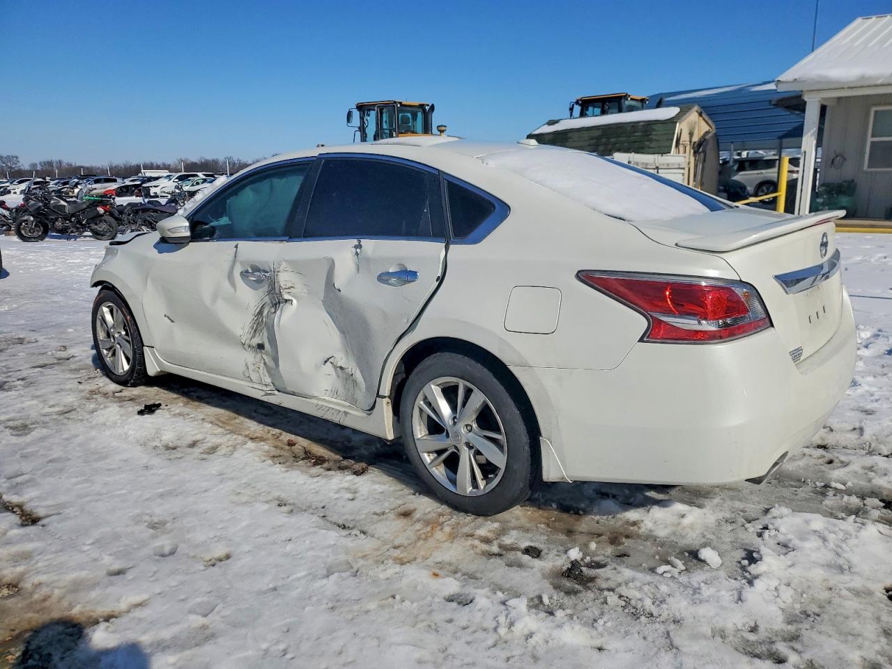 2015 Nissan Altima 2.5 White vin: 1N4AL3AP3FC452854