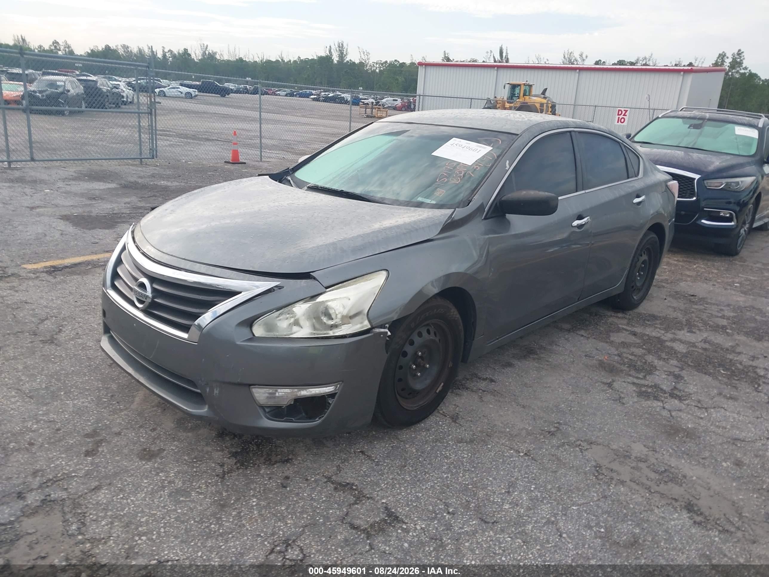 2015 Nissan Altima 2.5/2.5 S/2.5 Sl/2.5 Sv Gray vin: 1N4AL3AP3FC457195