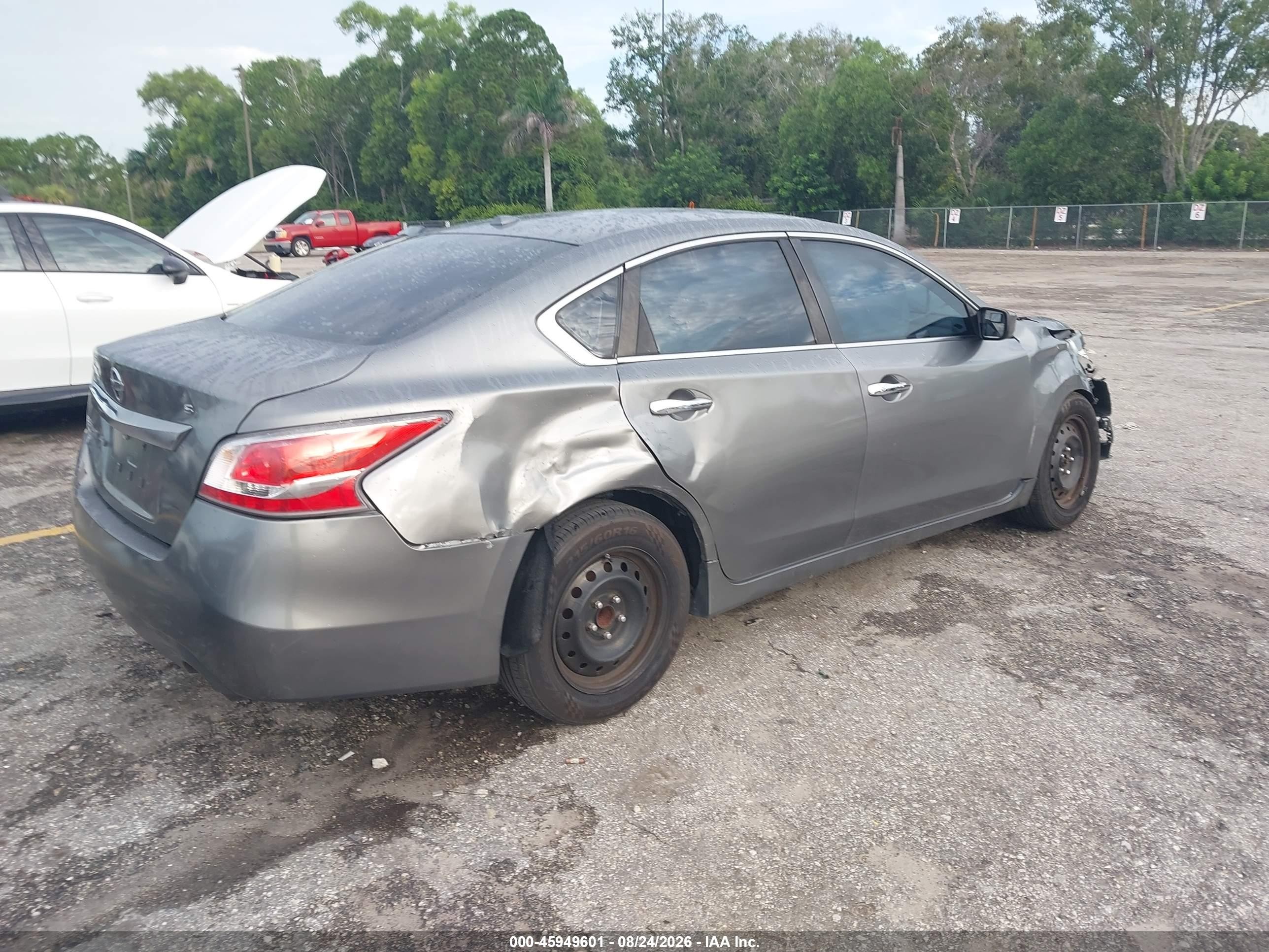 2015 Nissan Altima 2.5/2.5 S/2.5 Sl/2.5 Sv Gray vin: 1N4AL3AP3FC457195