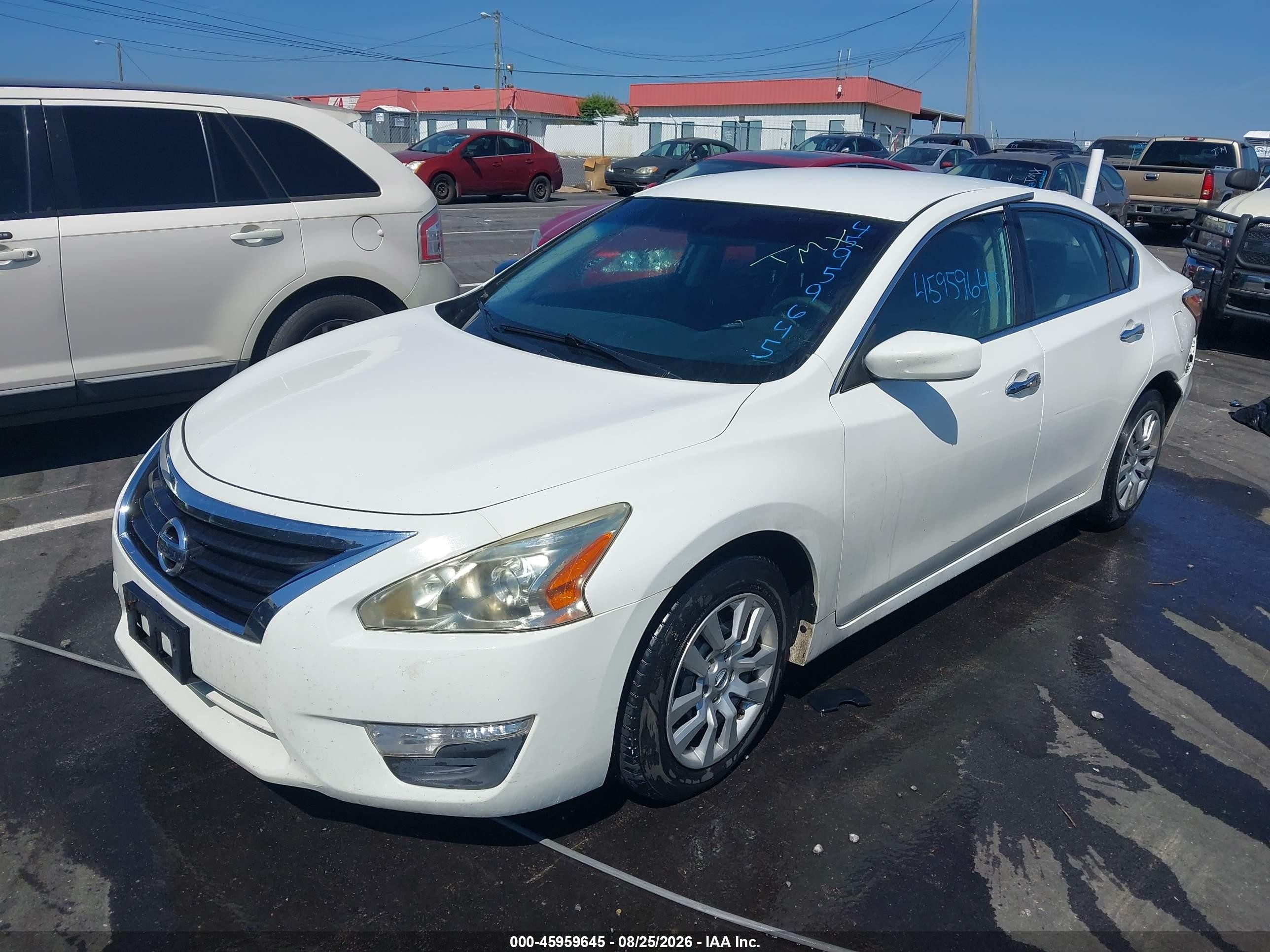 2015 Nissan Altima 2.5/2.5 S/2.5 Sl/2.5 Sv White vin: 1N4AL3AP3FC458864