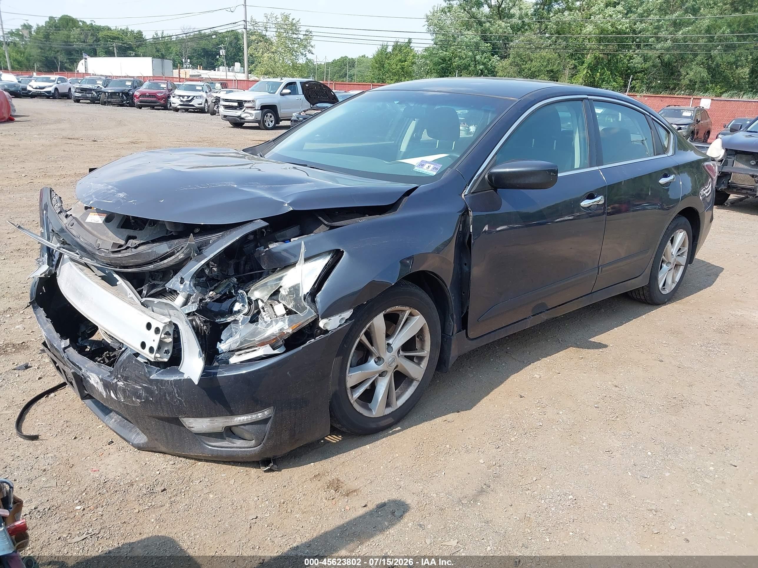 2015 Nissan Altima 2.5 Sv Серый vin: 1N4AL3AP3FC476281