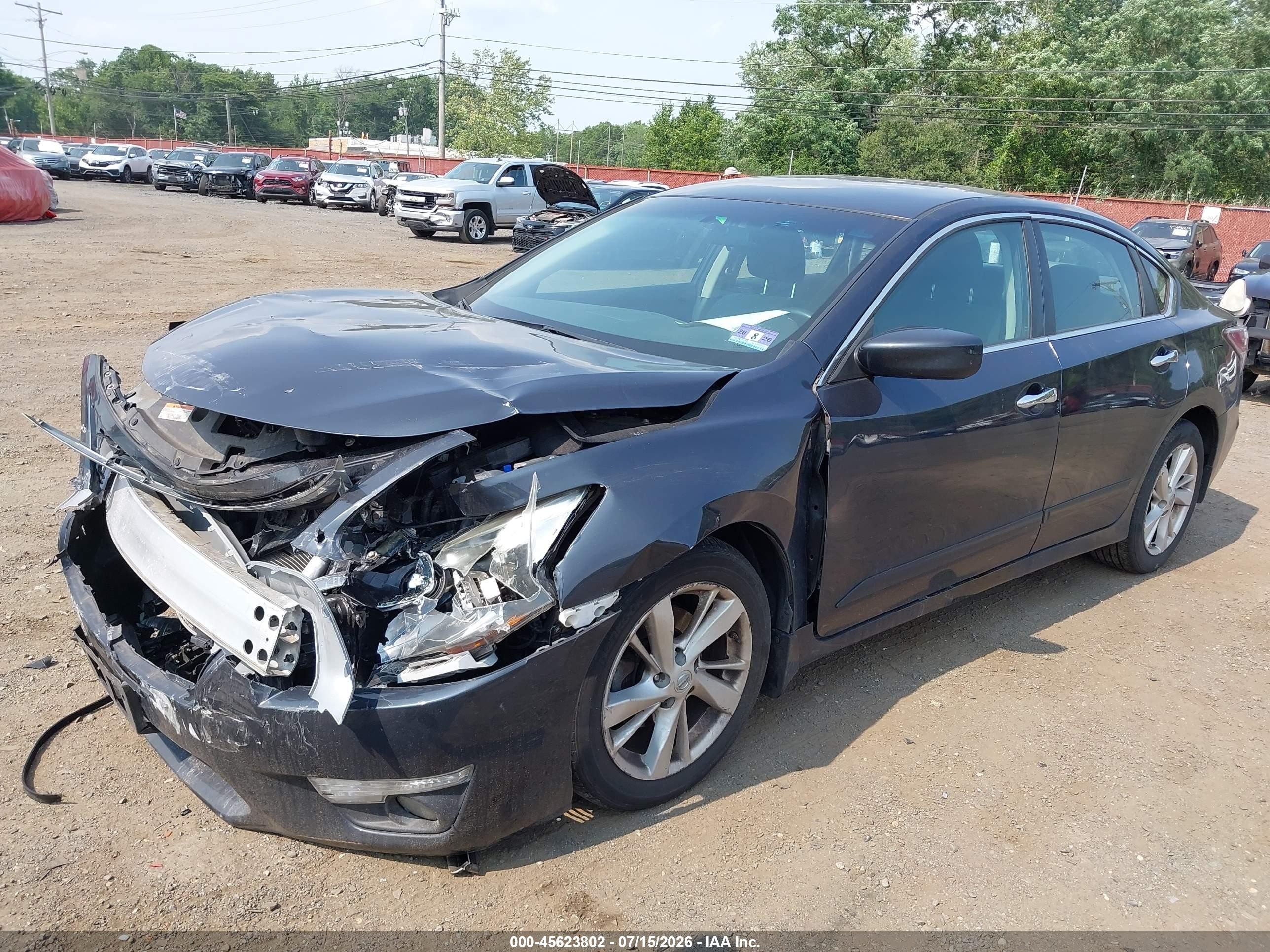 2015 Nissan Altima 2.5 Sv Серый vin: 1N4AL3AP3FC476281