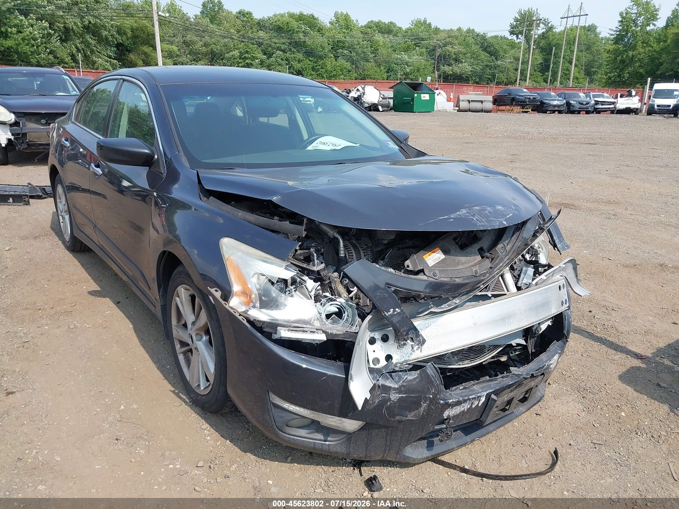 2015 Nissan Altima 2.5 Sv Серый vin: 1N4AL3AP3FC476281