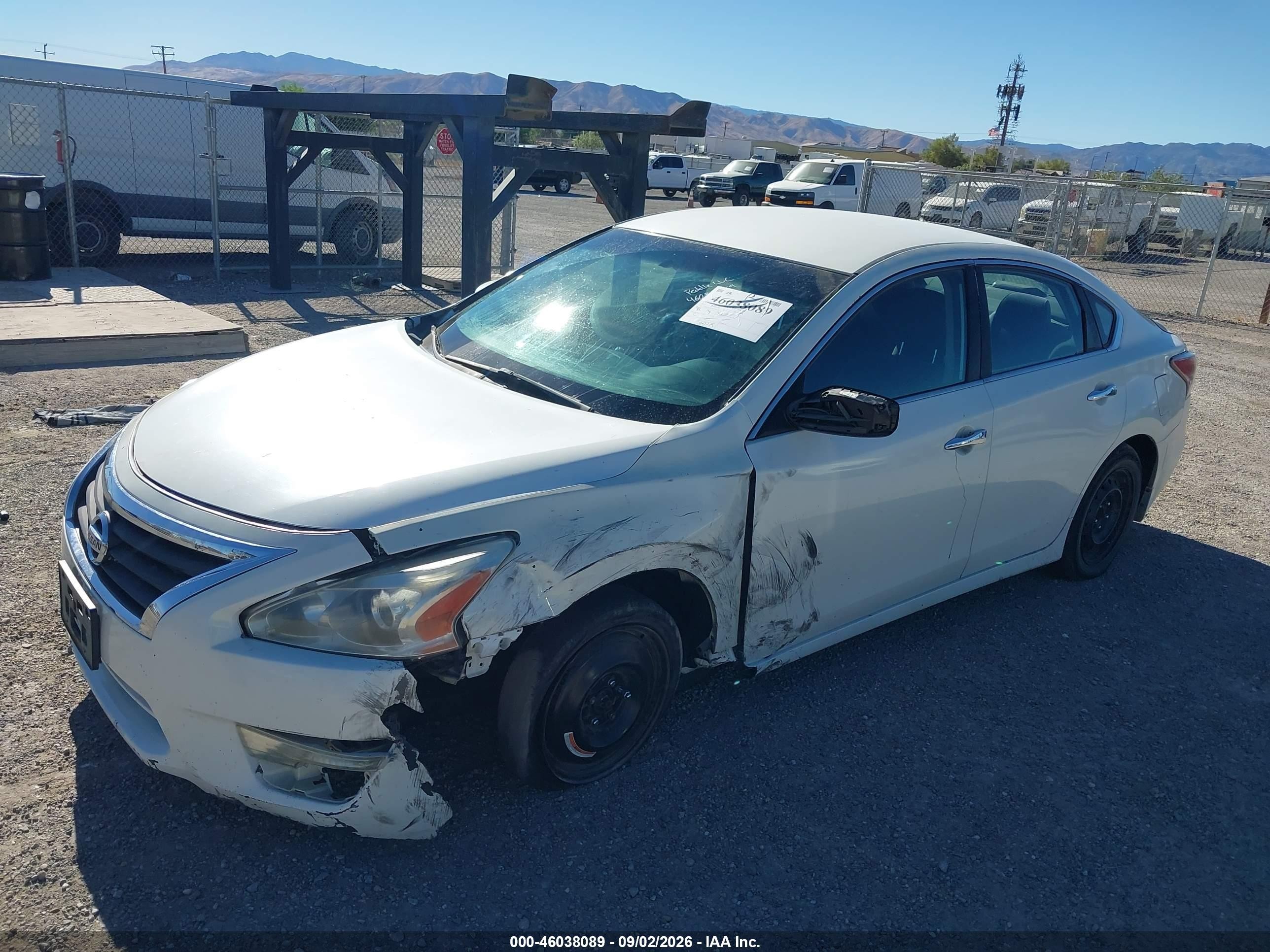 2015 Nissan Altima 2.5 S White vin: 1N4AL3AP3FC478175