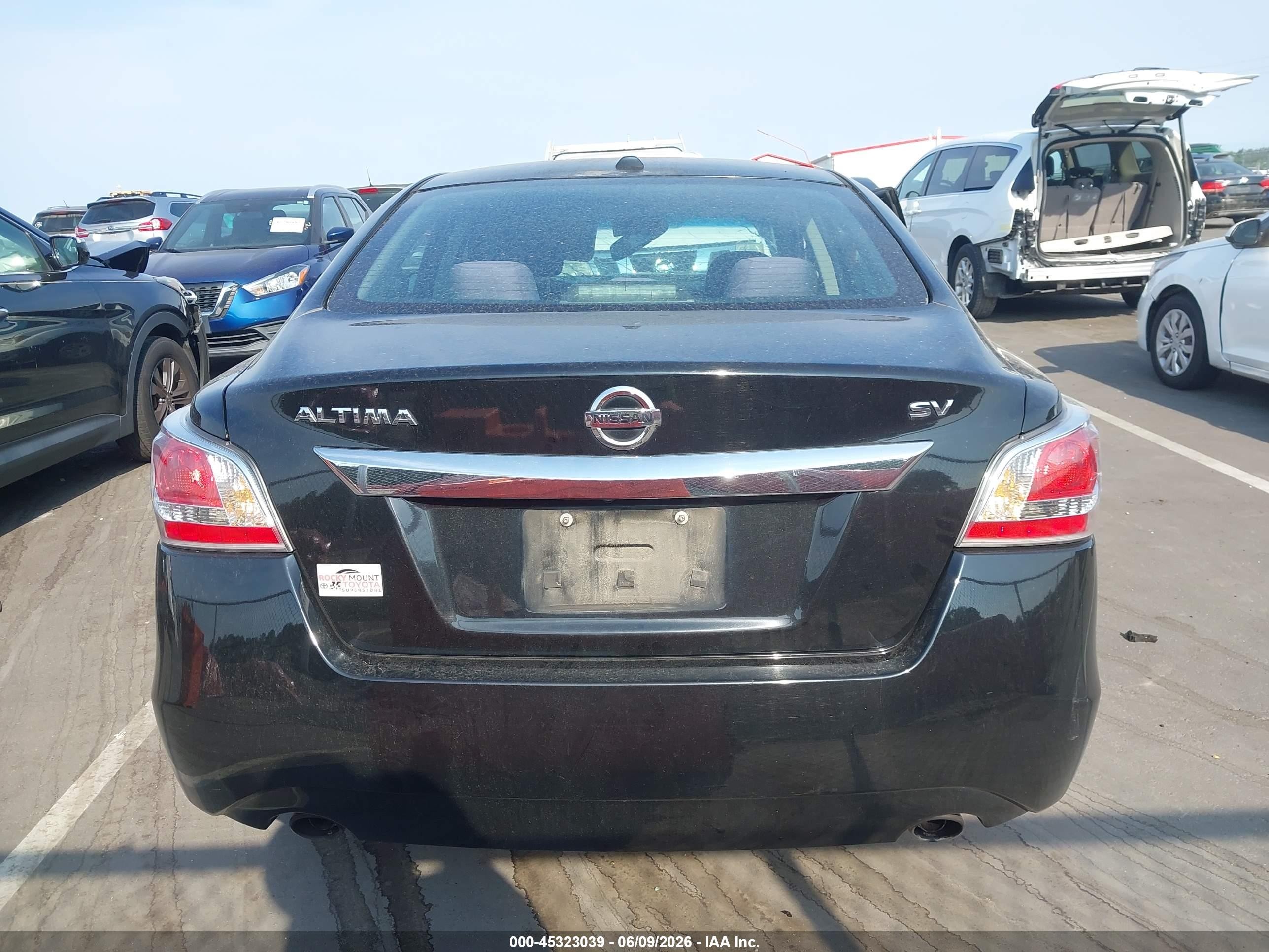 2015 Nissan Altima 2.5 Sv Black vin: 1N4AL3AP3FC479987