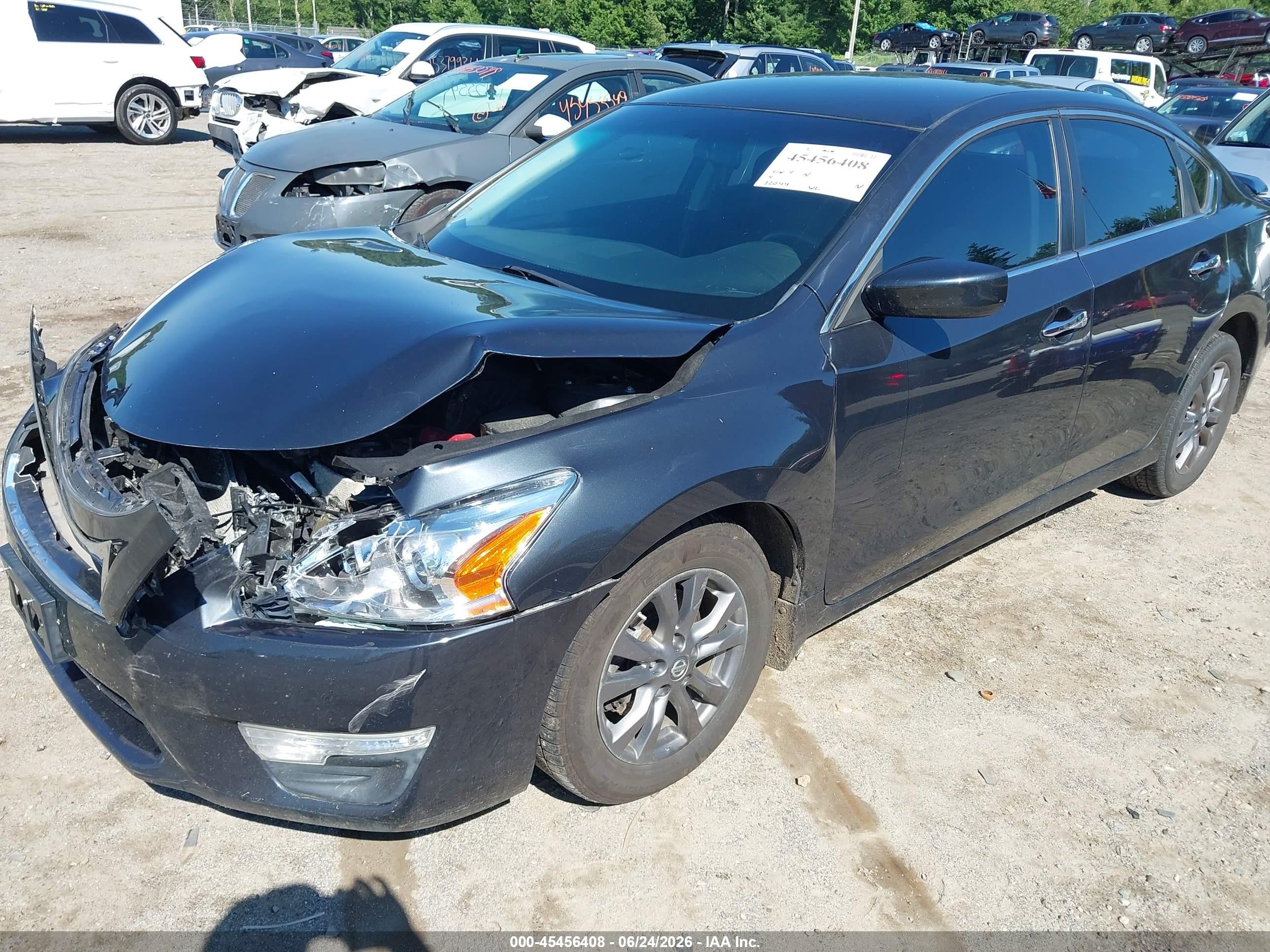 2015 Nissan Altima 2.5 S Black vin: 1N4AL3AP3FC580513