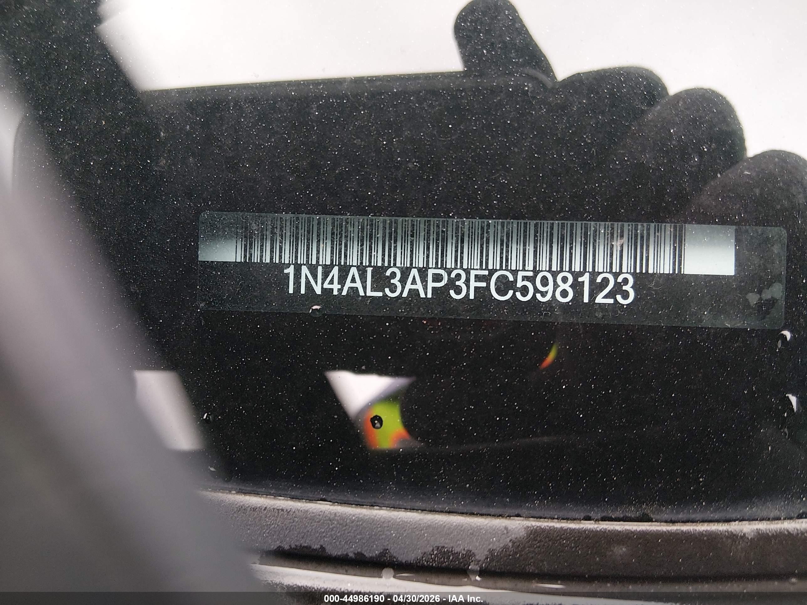 2015 Nissan Altima 2.5 Sv Gray vin: 1N4AL3AP3FC598123