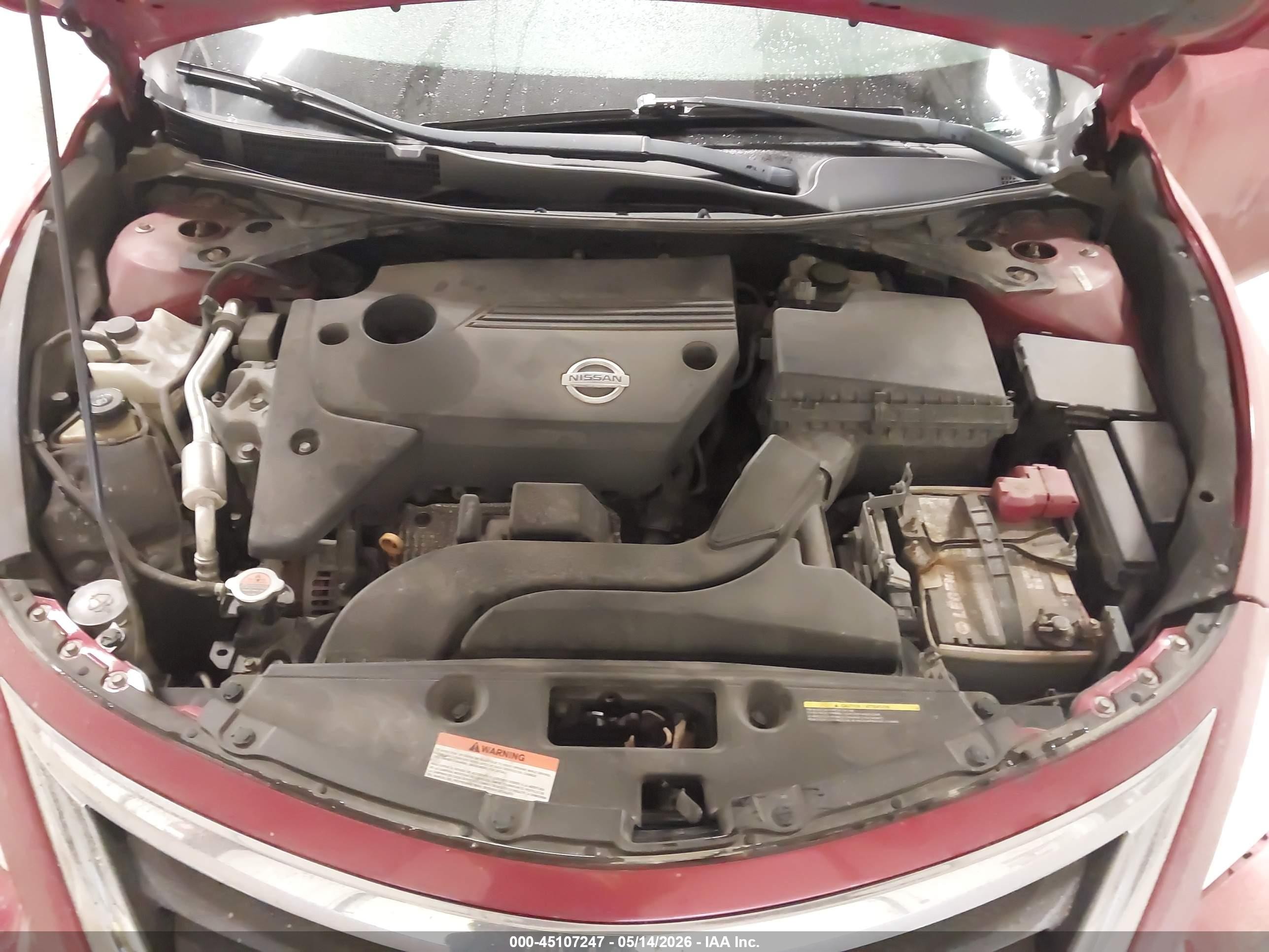 2015 Nissan Altima 2.5 S Red vin: 1N4AL3AP3FN308595