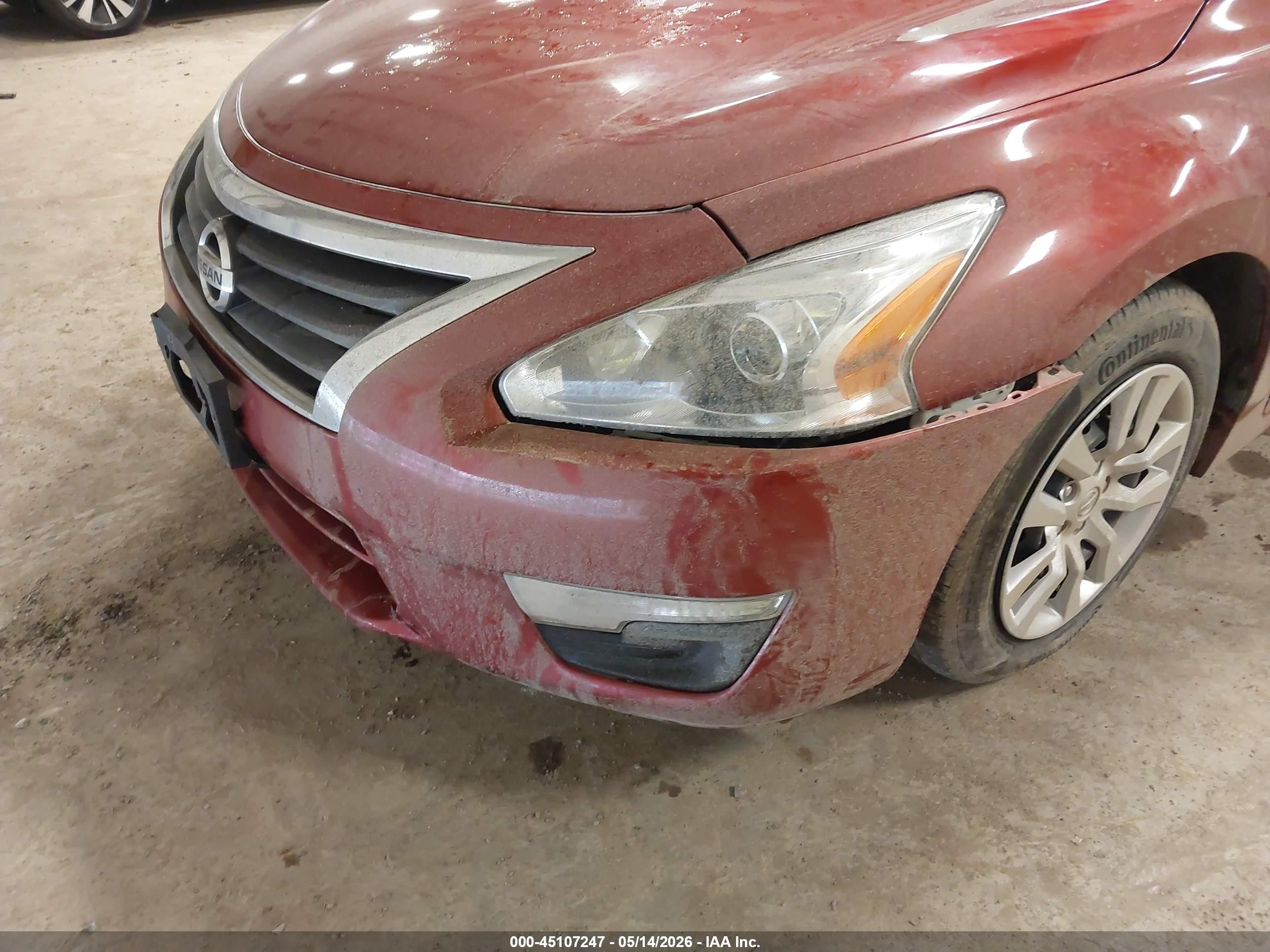 2015 Nissan Altima 2.5 S Red vin: 1N4AL3AP3FN308595