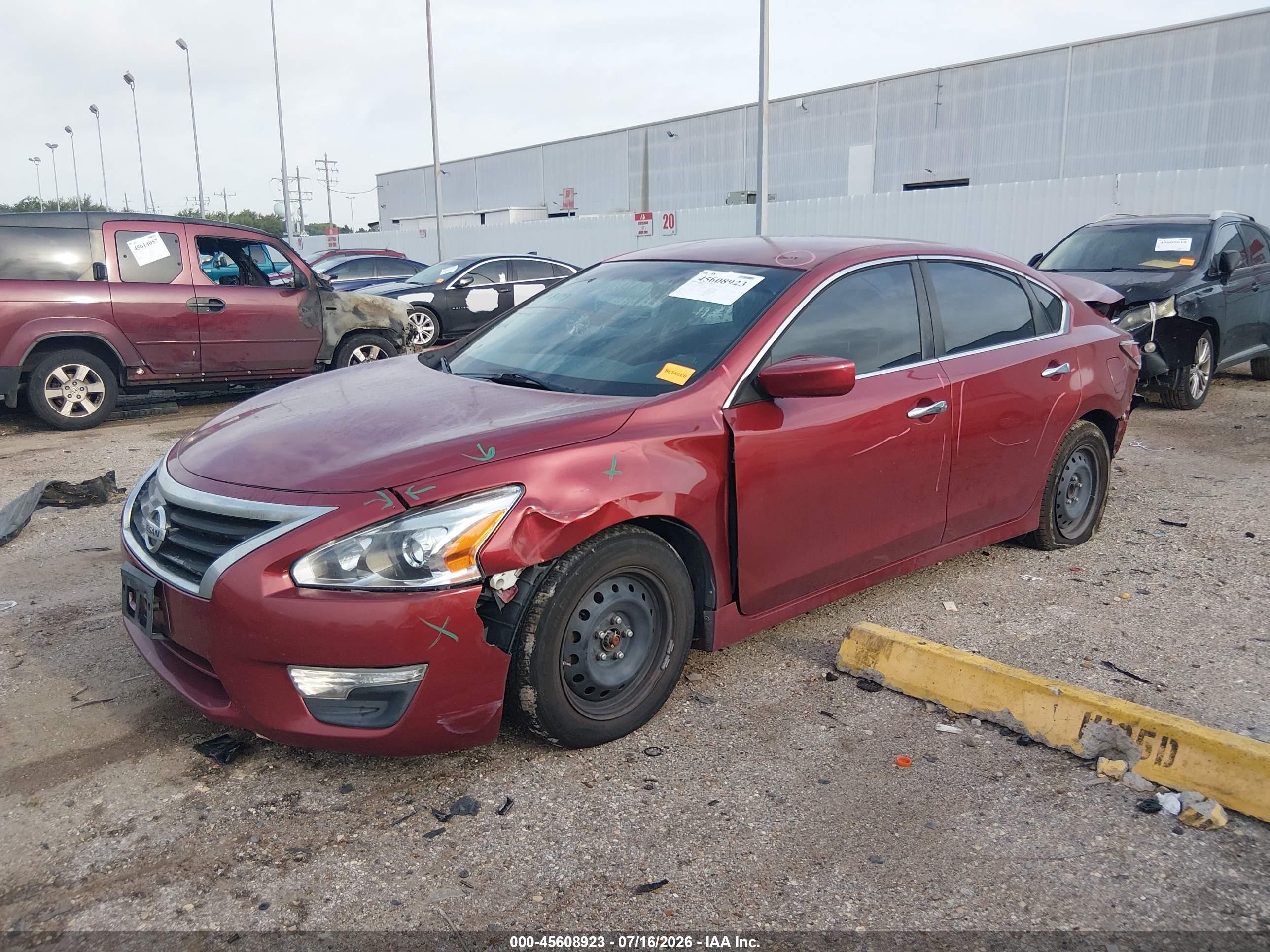 2015 Nissan Altima 2.5/2.5 S/2.5 Sl/2.5 Sv Red vin: 1N4AL3AP3FN311769