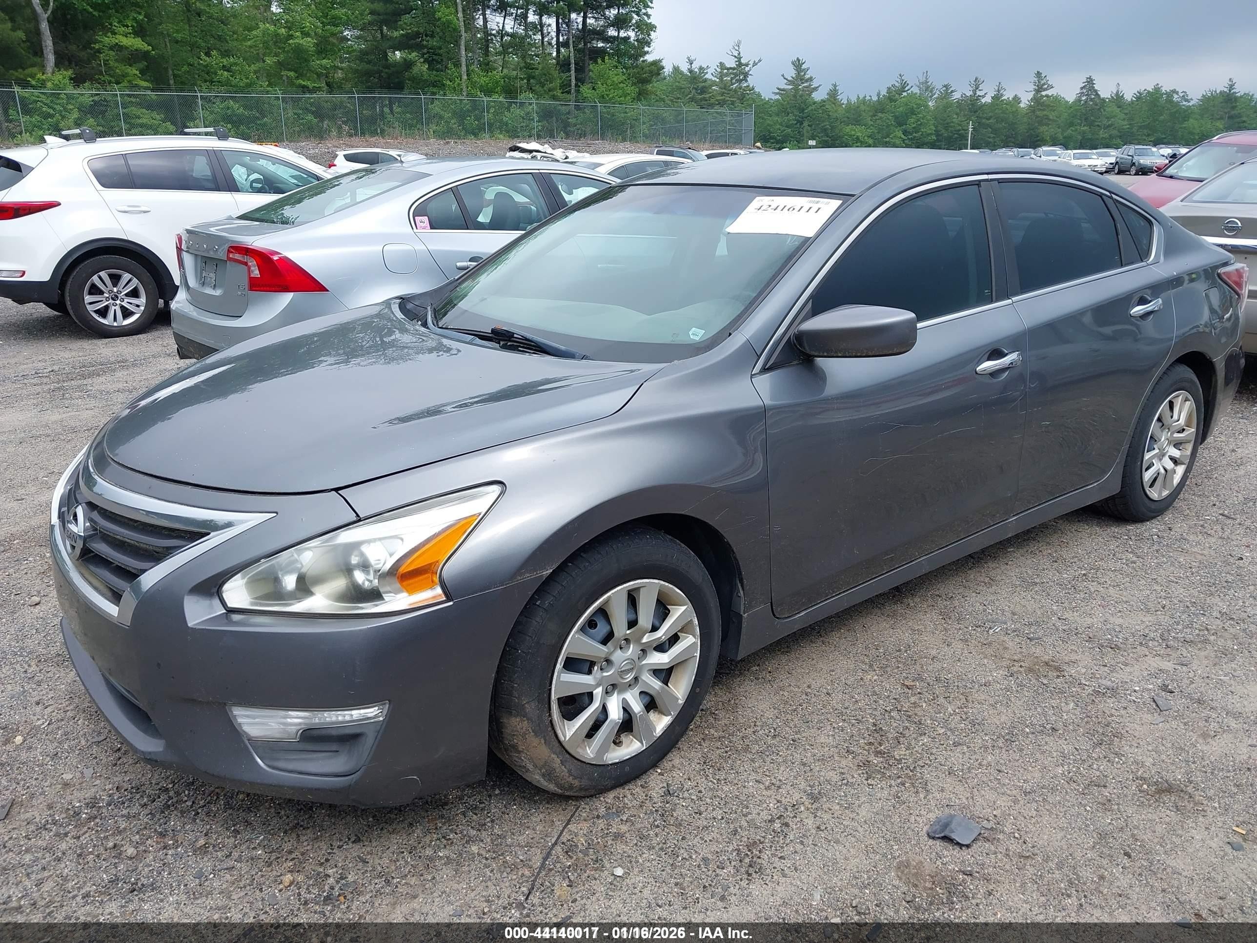 2015 Nissan Altima 2.5/2.5 S/2.5 Sl/2.5 Sv Gray vin: 1N4AL3AP3FN324151