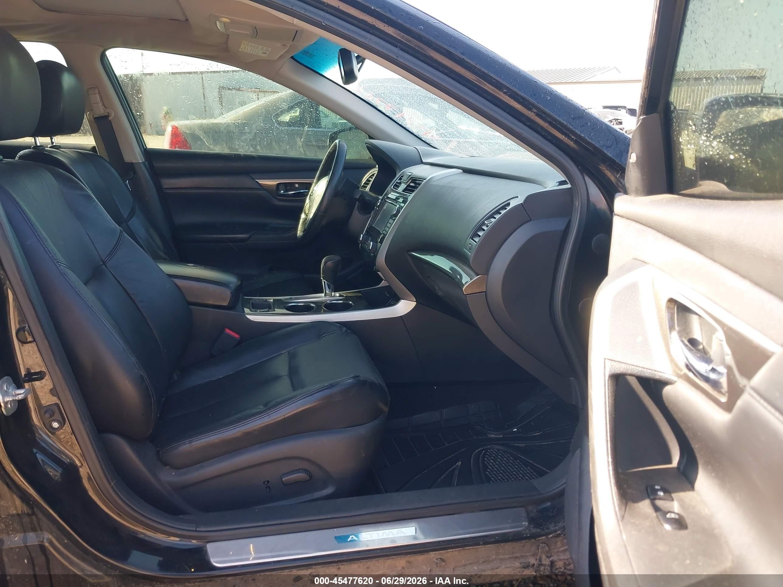 2015 Nissan Altima 2.5 Sl Black vin: 1N4AL3AP3FN352256