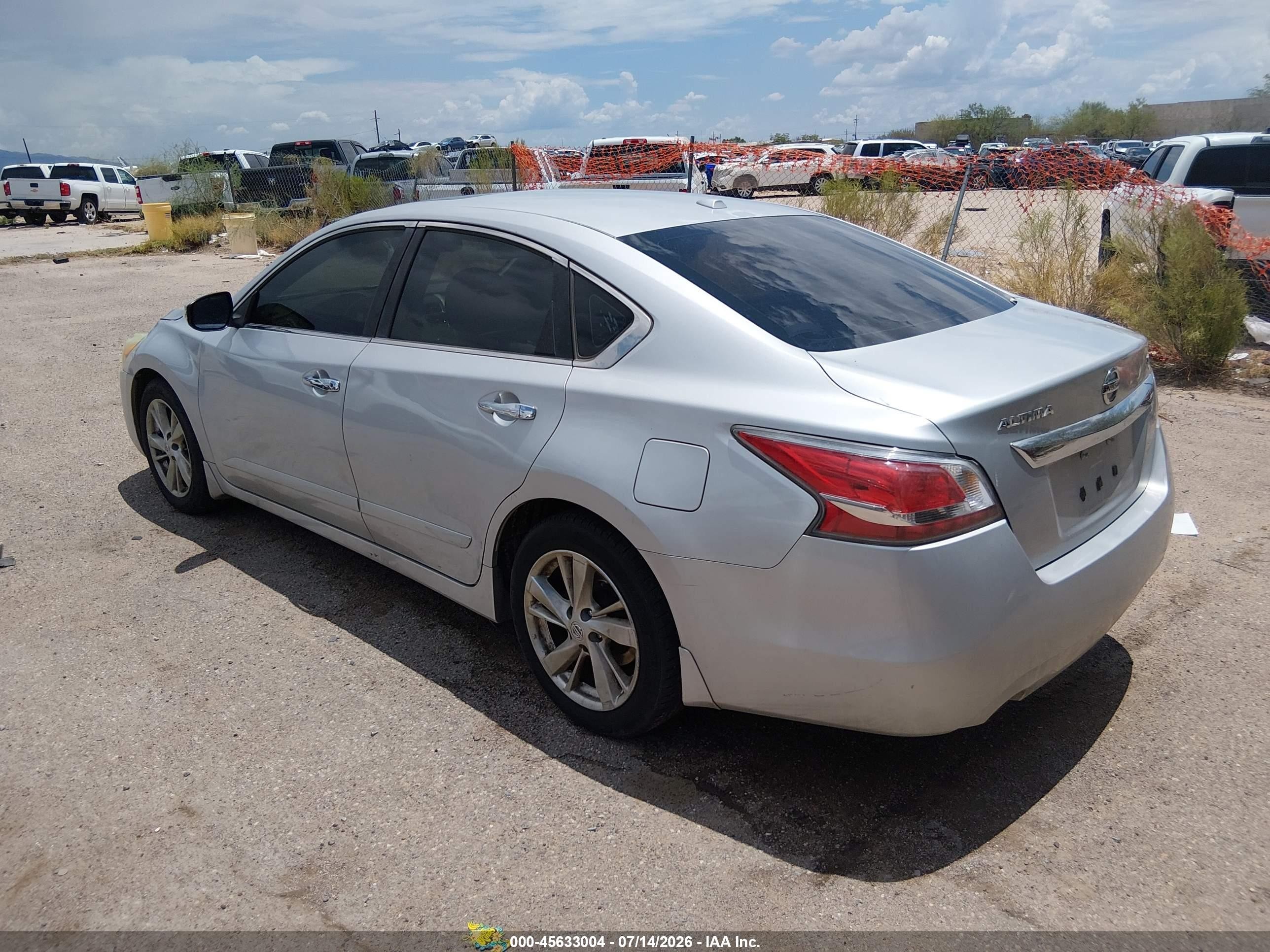 2015 Nissan Altima 2.5 Sl Silver vin: 1N4AL3AP3FN353374