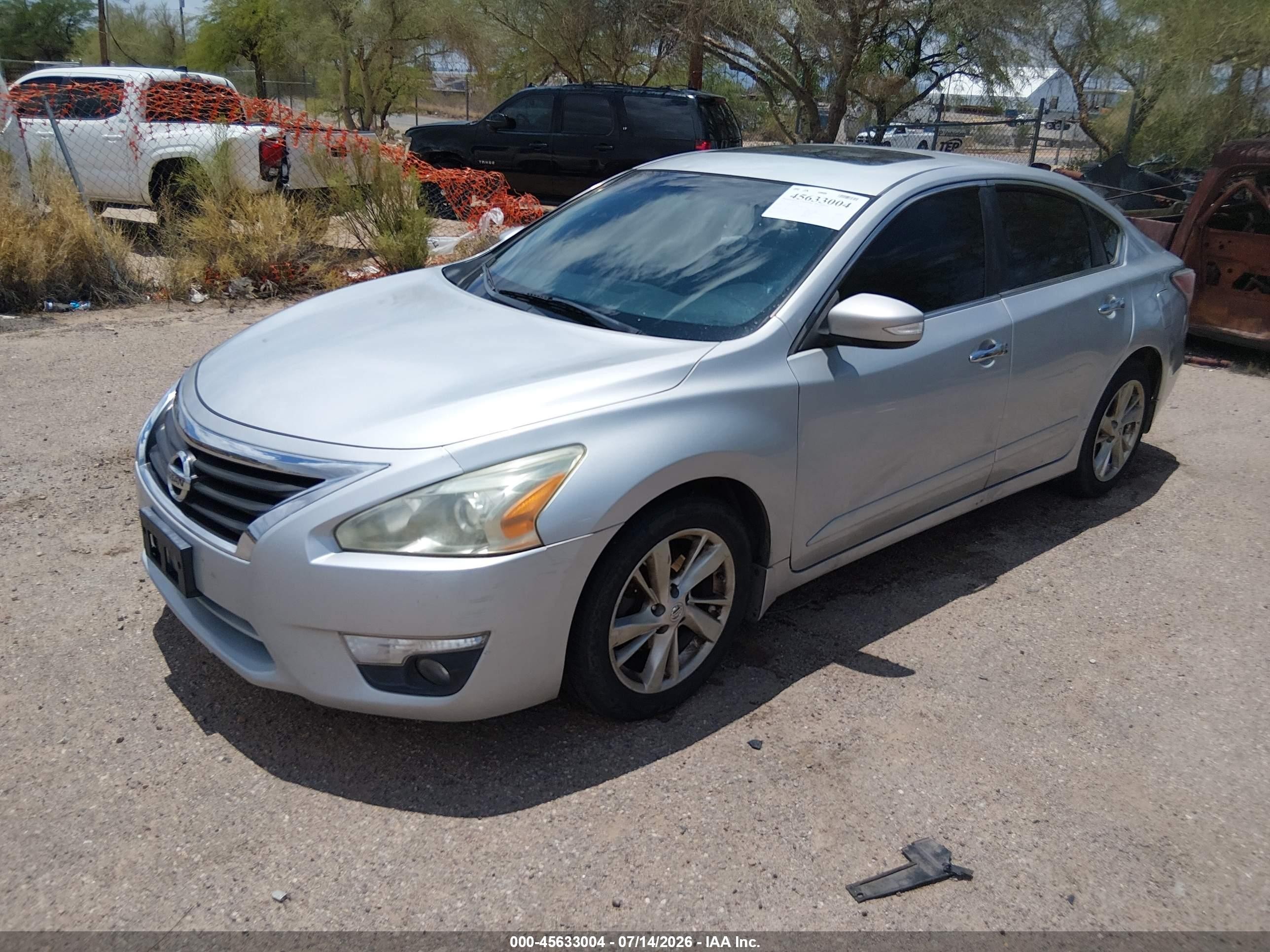 2015 Nissan Altima 2.5 Sl Silver vin: 1N4AL3AP3FN353374