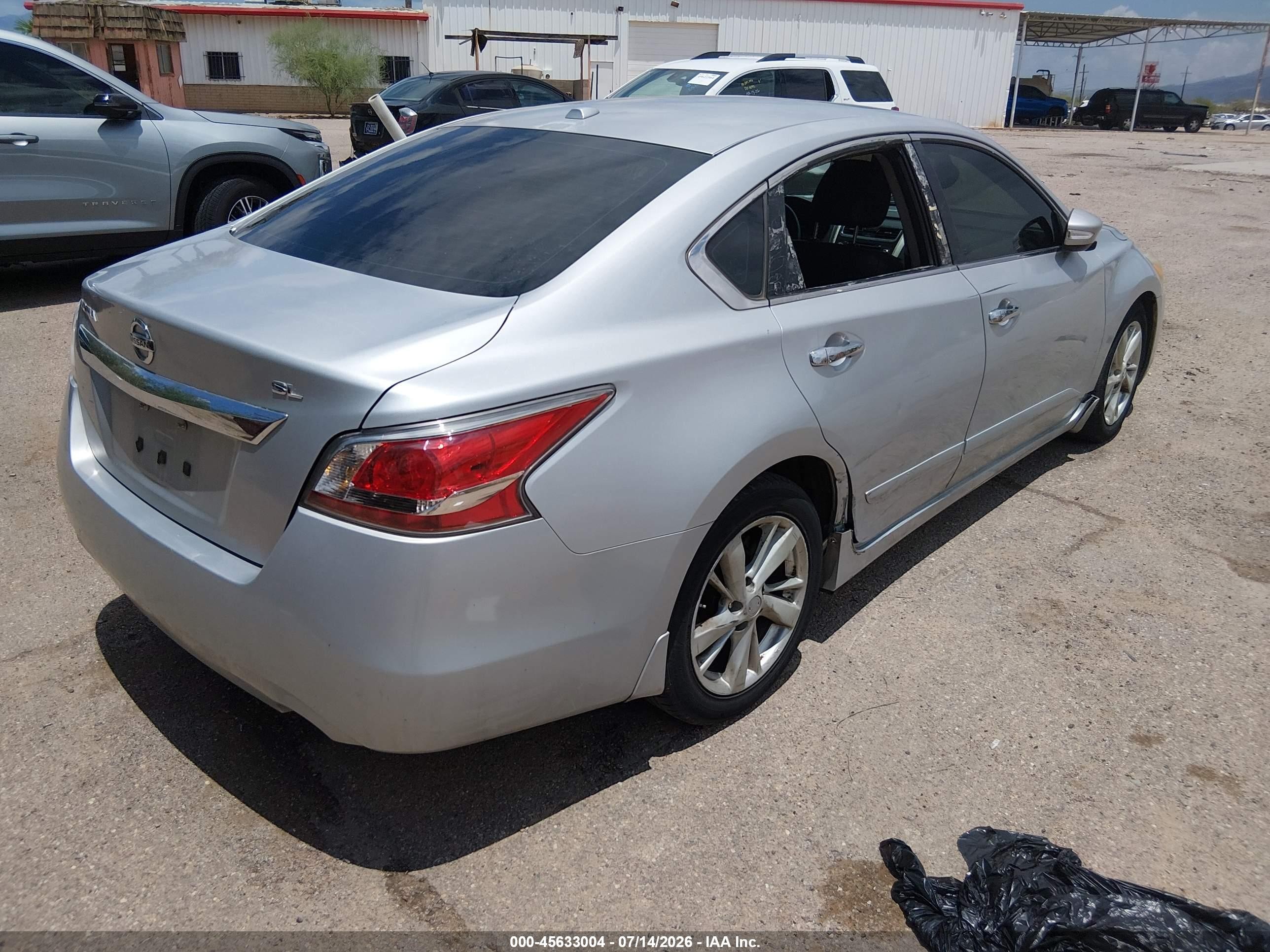 2015 Nissan Altima 2.5 Sl Silver vin: 1N4AL3AP3FN353374