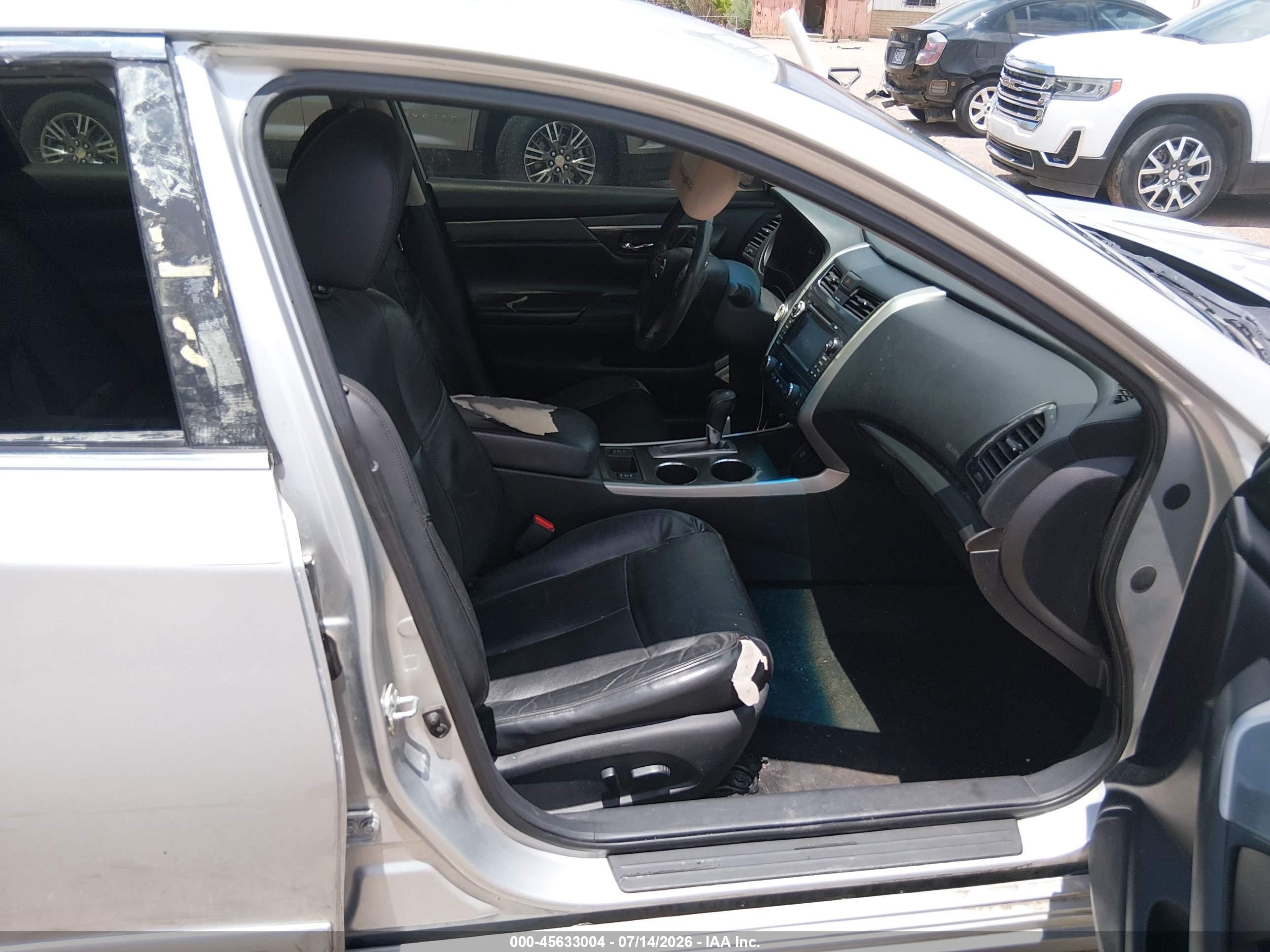 2015 Nissan Altima 2.5 Sl Silver vin: 1N4AL3AP3FN353374