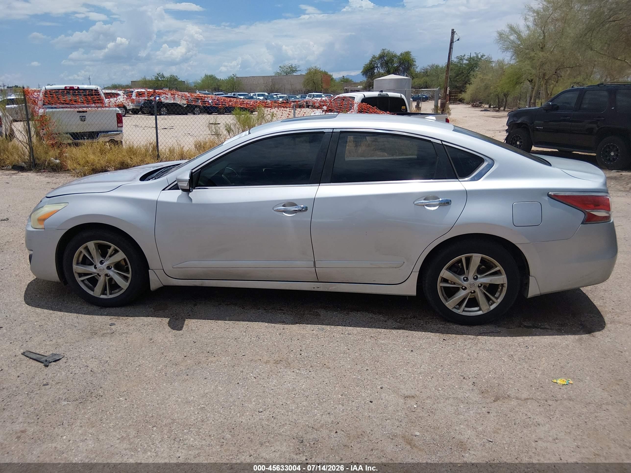 2015 Nissan Altima 2.5 Sl Silver vin: 1N4AL3AP3FN353374