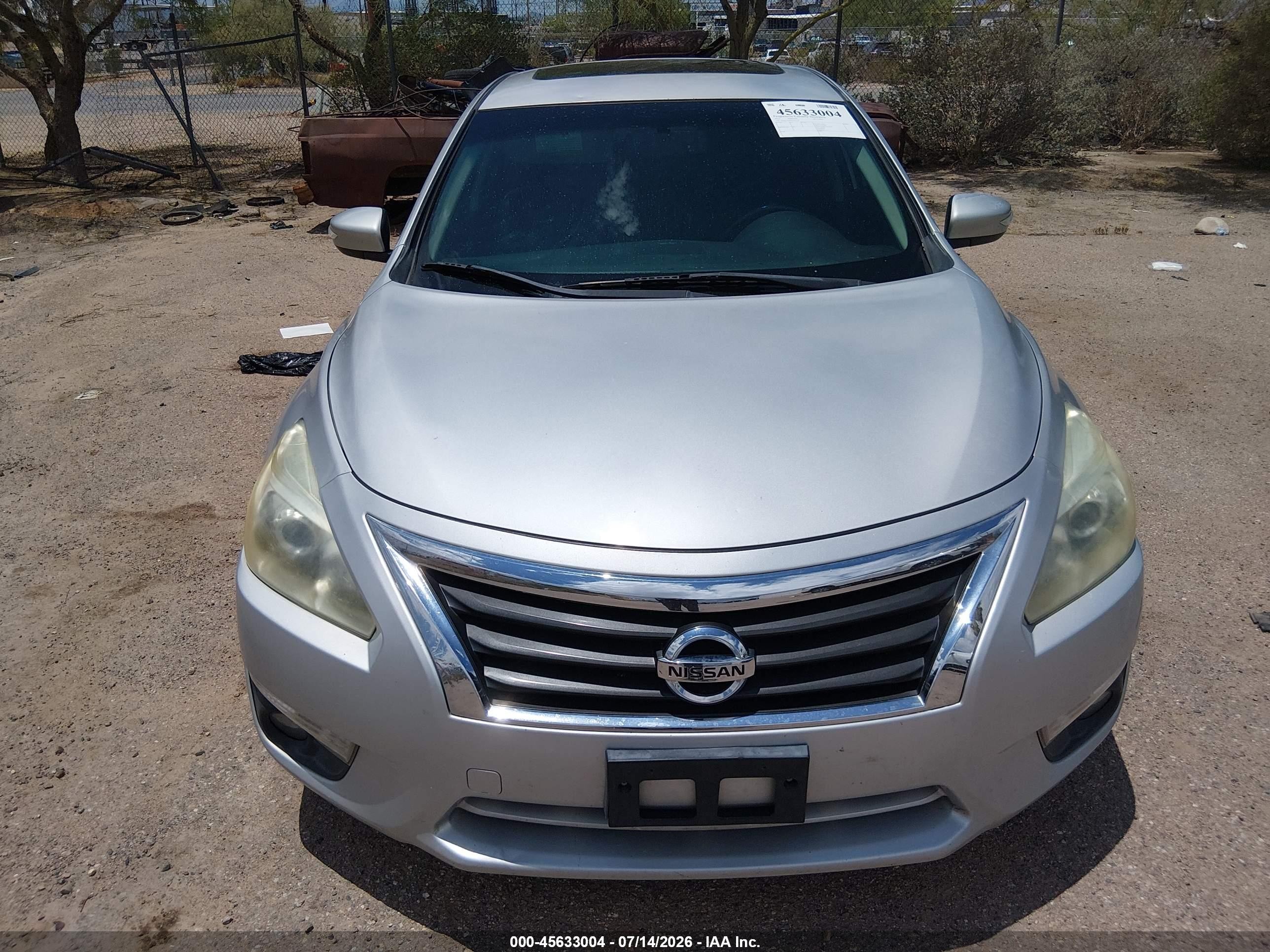 2015 Nissan Altima 2.5 Sl Silver vin: 1N4AL3AP3FN353374