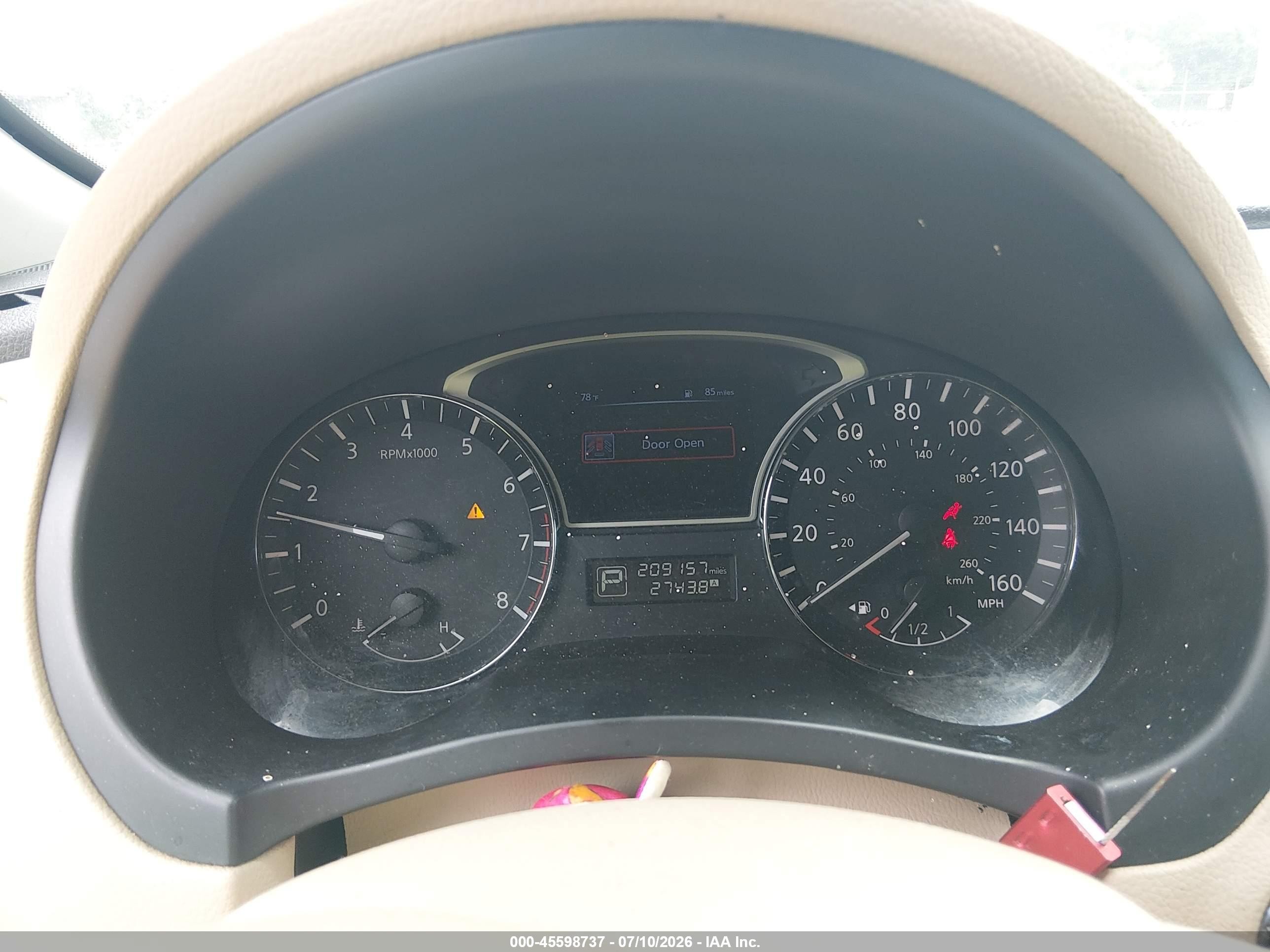 2015 Nissan Altima 2.5 Sl White vin: 1N4AL3AP3FN353844