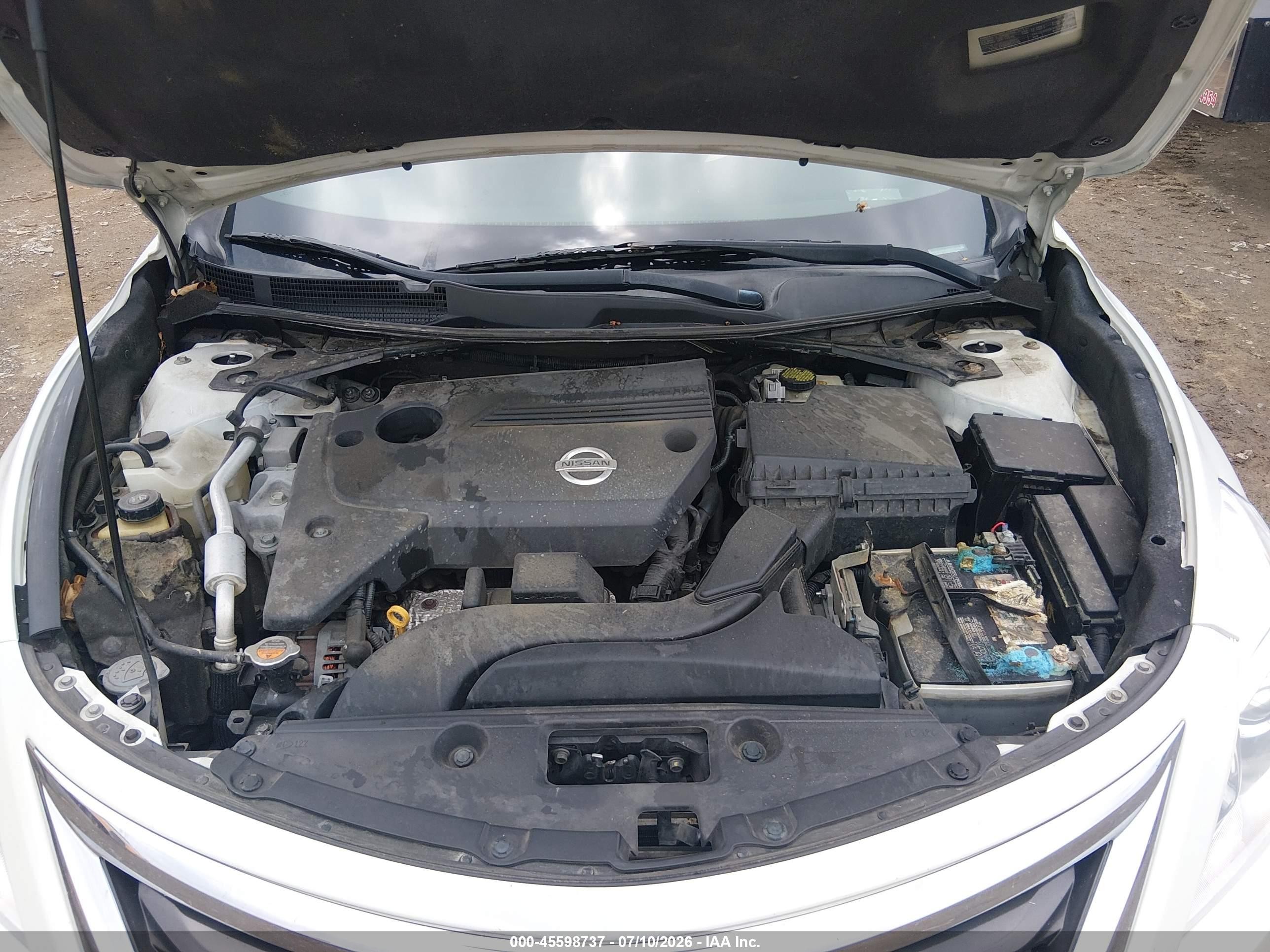 2015 Nissan Altima 2.5 Sl White vin: 1N4AL3AP3FN353844