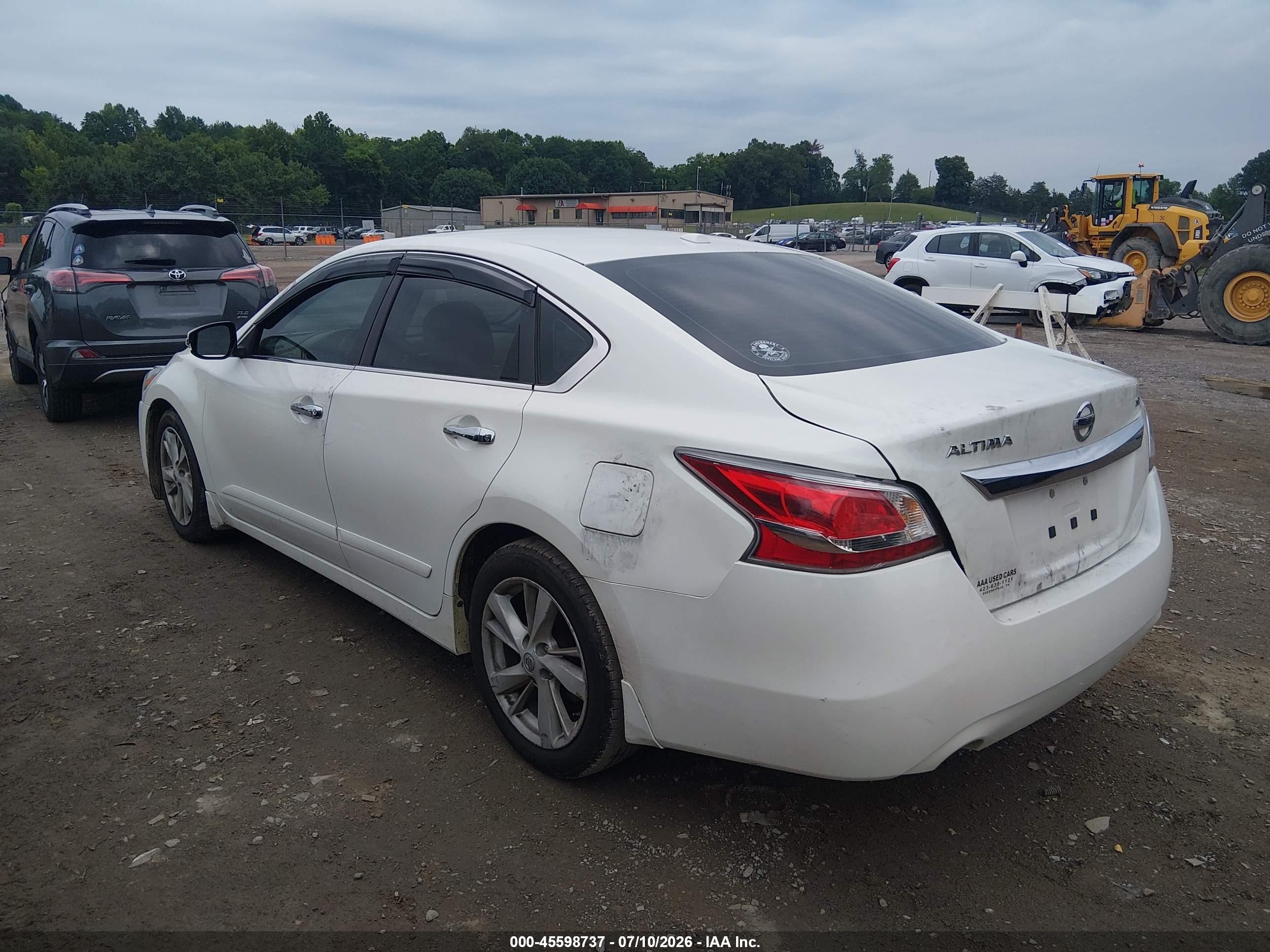 2015 Nissan Altima 2.5 Sl White vin: 1N4AL3AP3FN353844
