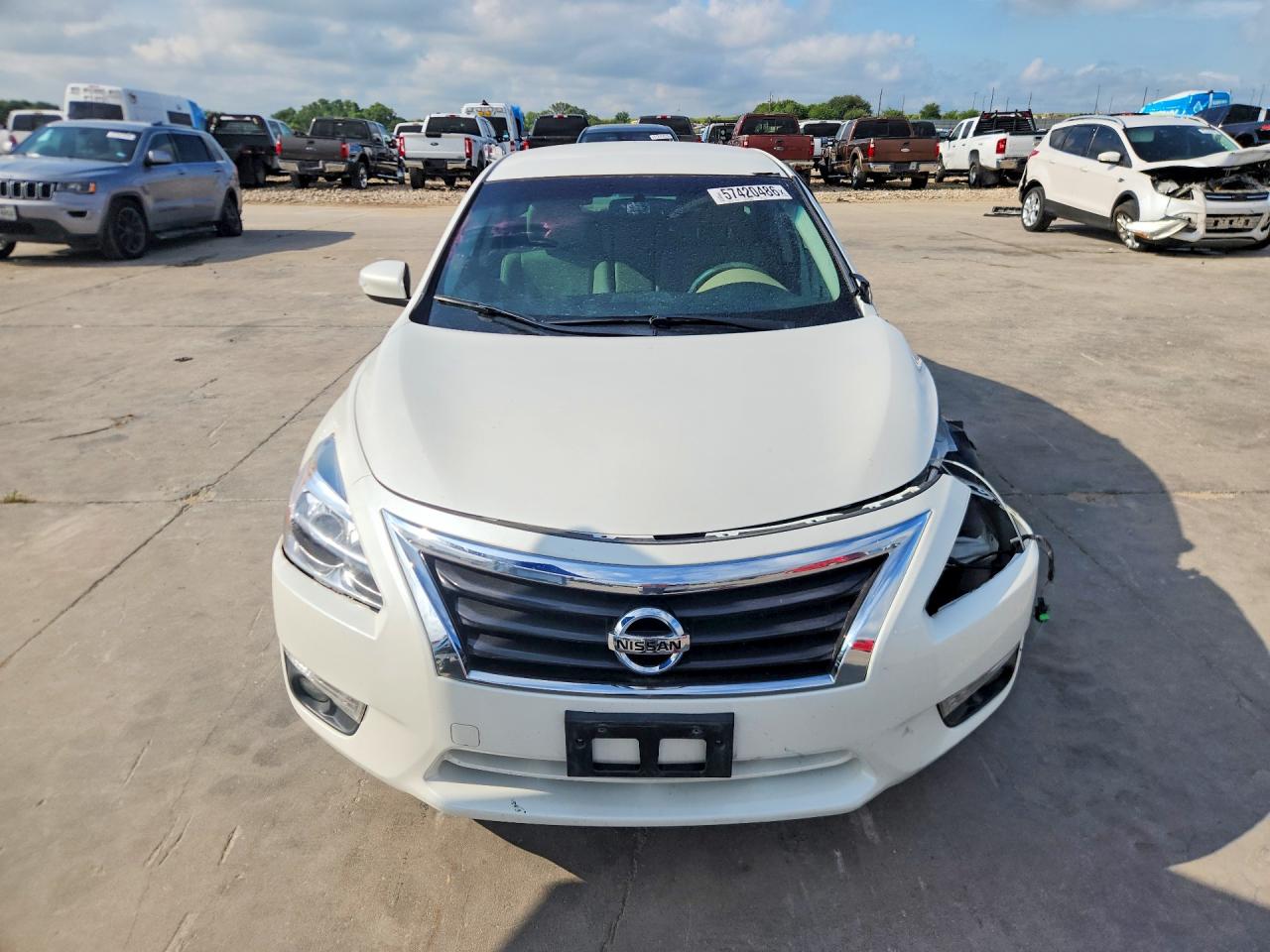 2015 Nissan Altima 2.5 Sl White vin: 1N4AL3AP3FN355917