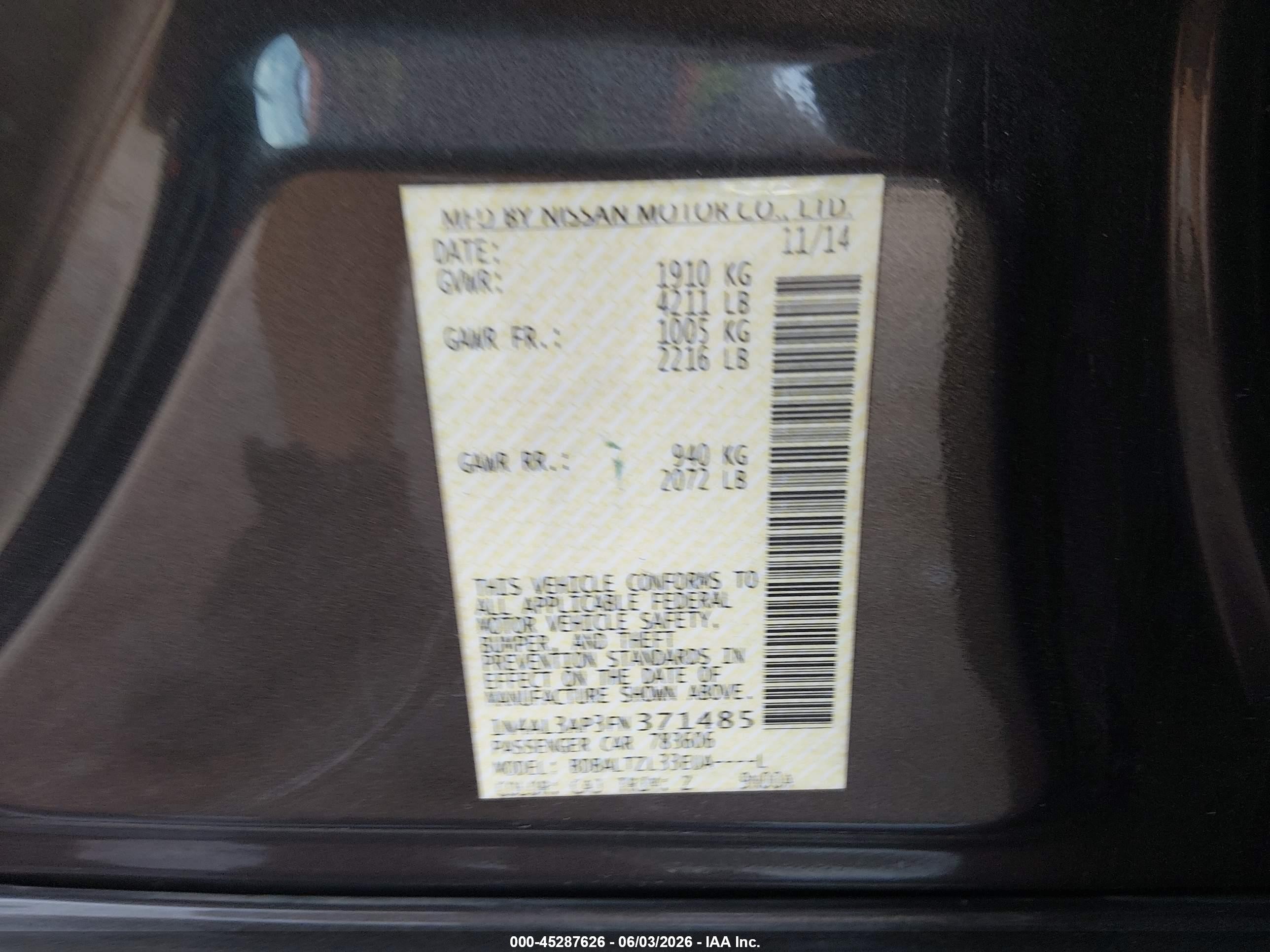 2015 Nissan Altima 2.5 Sl Серый vin: 1N4AL3AP3FN371485