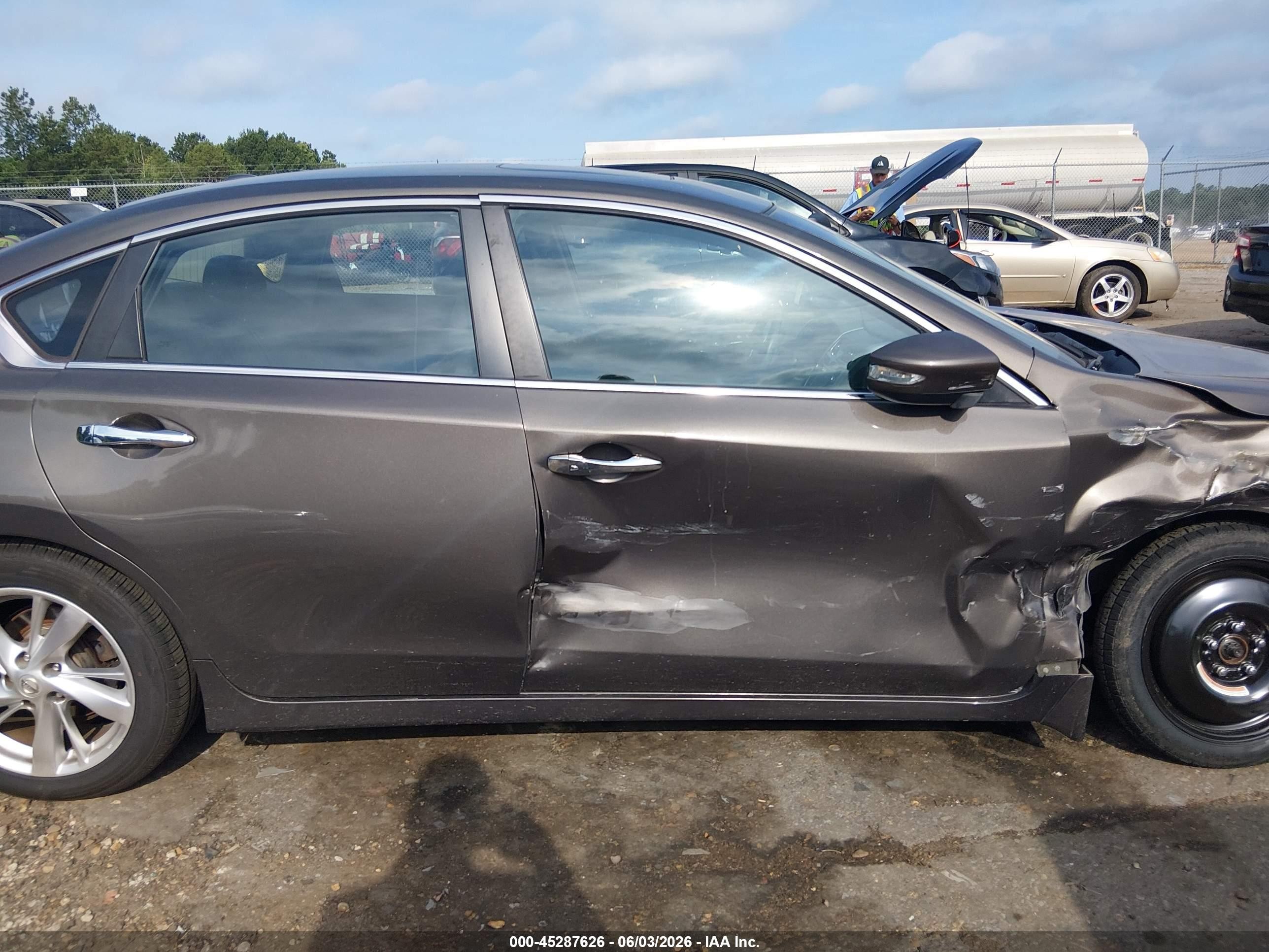 2015 Nissan Altima 2.5 Sl Серый vin: 1N4AL3AP3FN371485