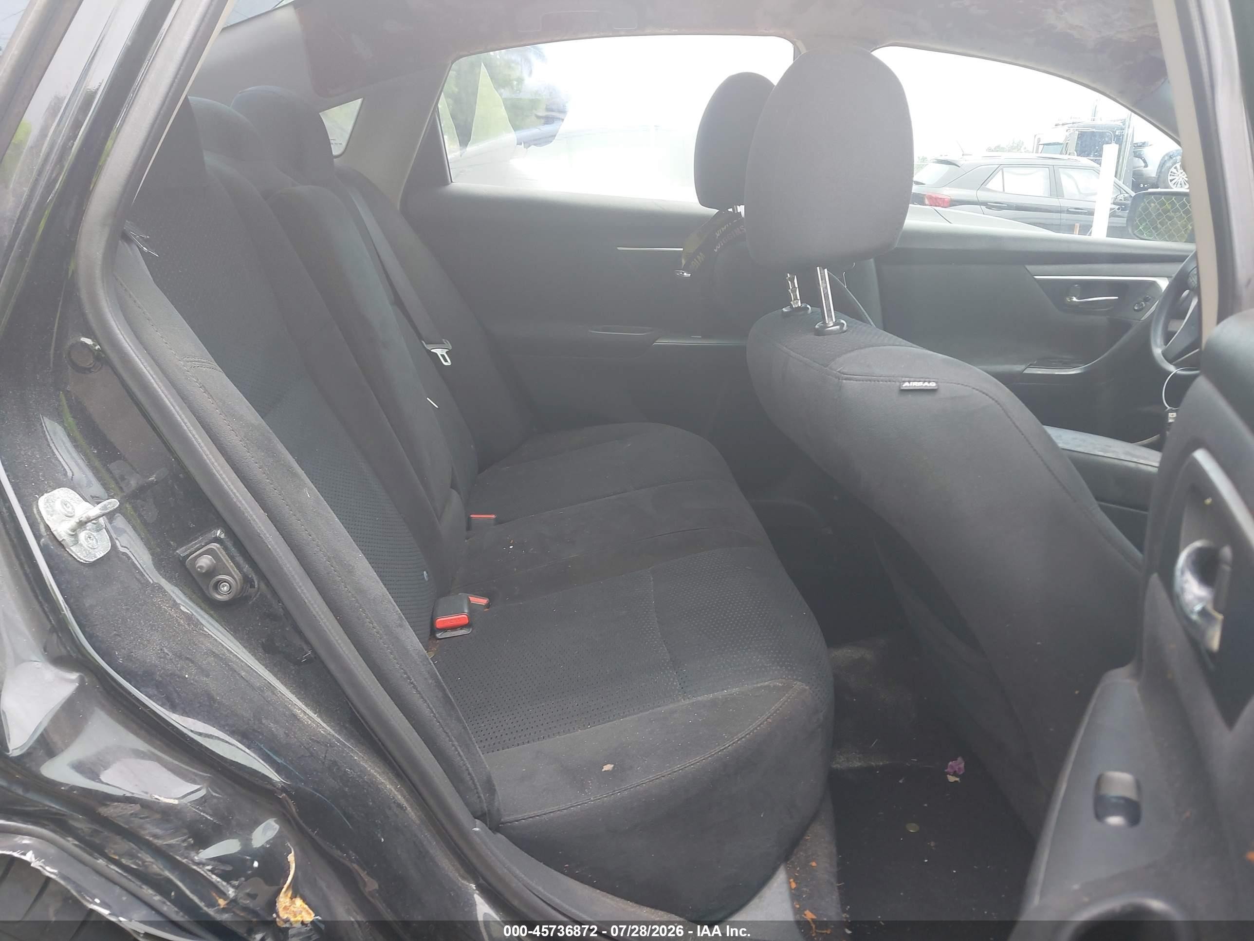 2015 Nissan Altima 2.5 S Black vin: 1N4AL3AP3FN374385