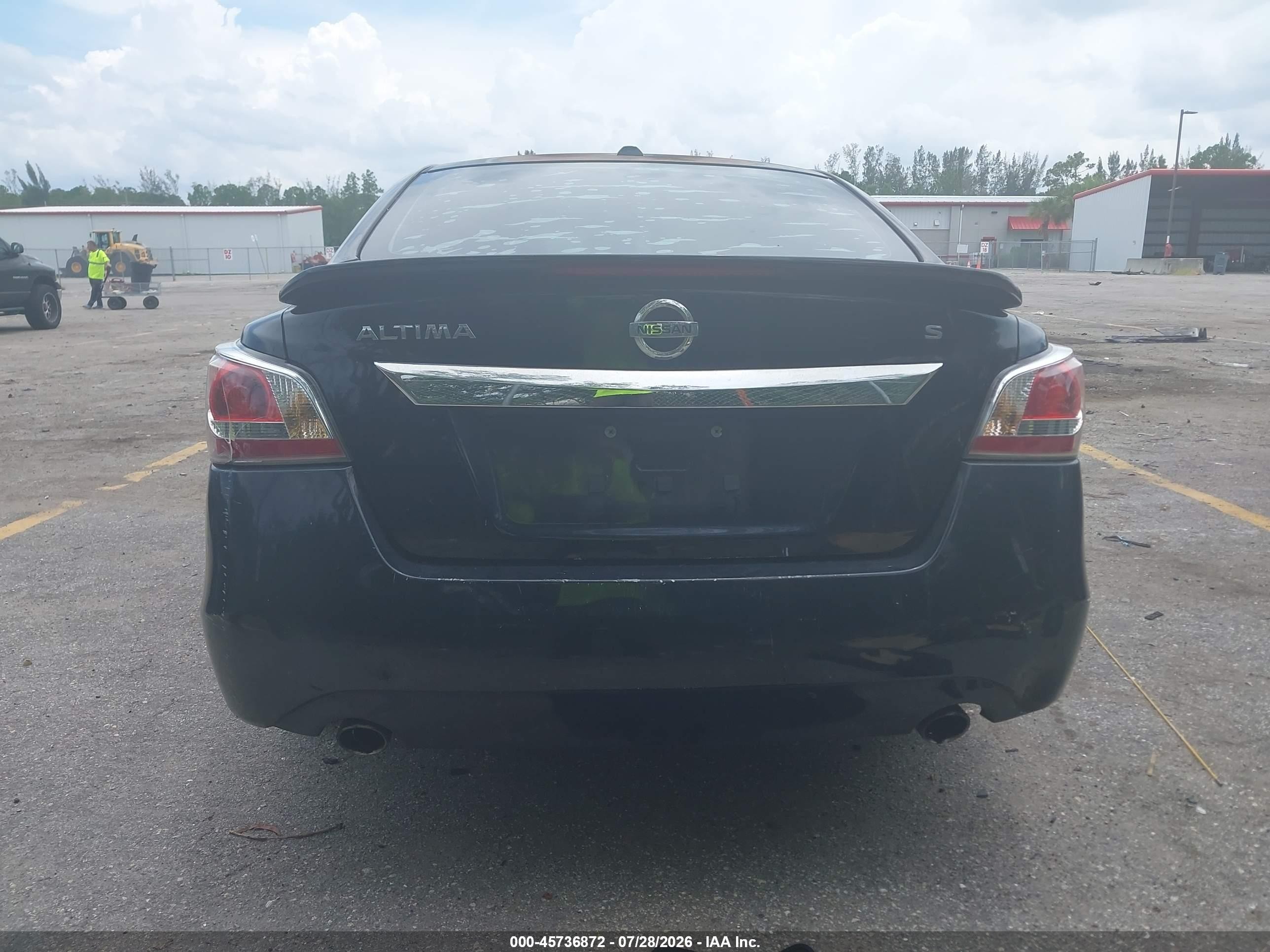 2015 Nissan Altima 2.5 S Black vin: 1N4AL3AP3FN374385