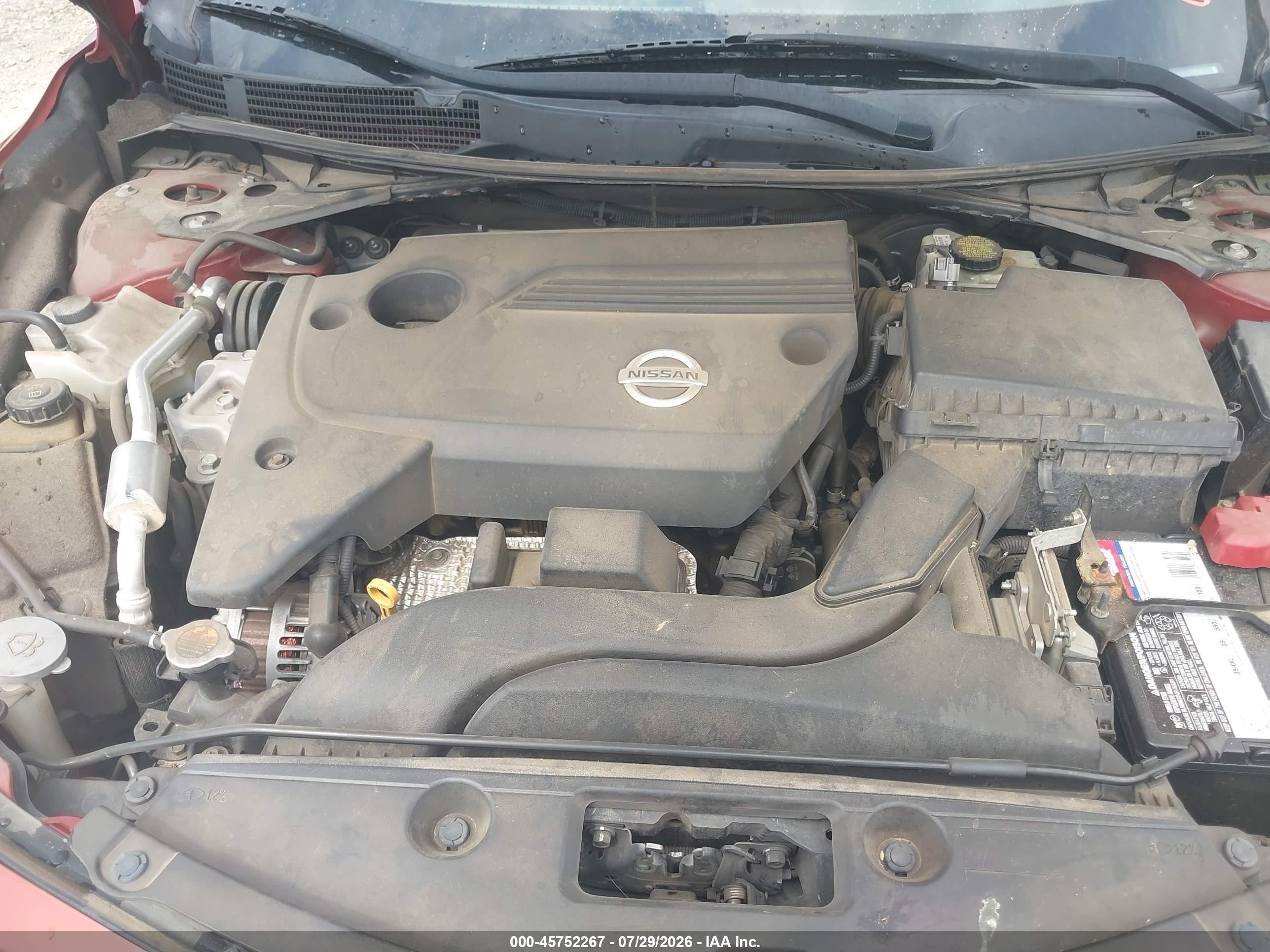 2015 Nissan Altima 2.5 S Red vin: 1N4AL3AP3FN394118