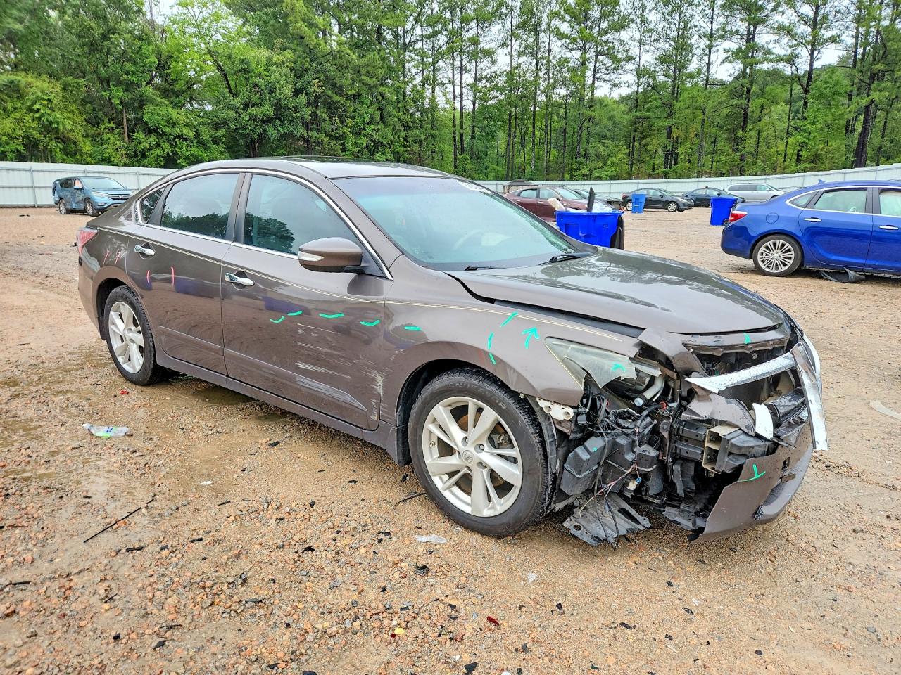 2015 Nissan Altima 2.5 Sl Gray vin: 1N4AL3AP3FN394927