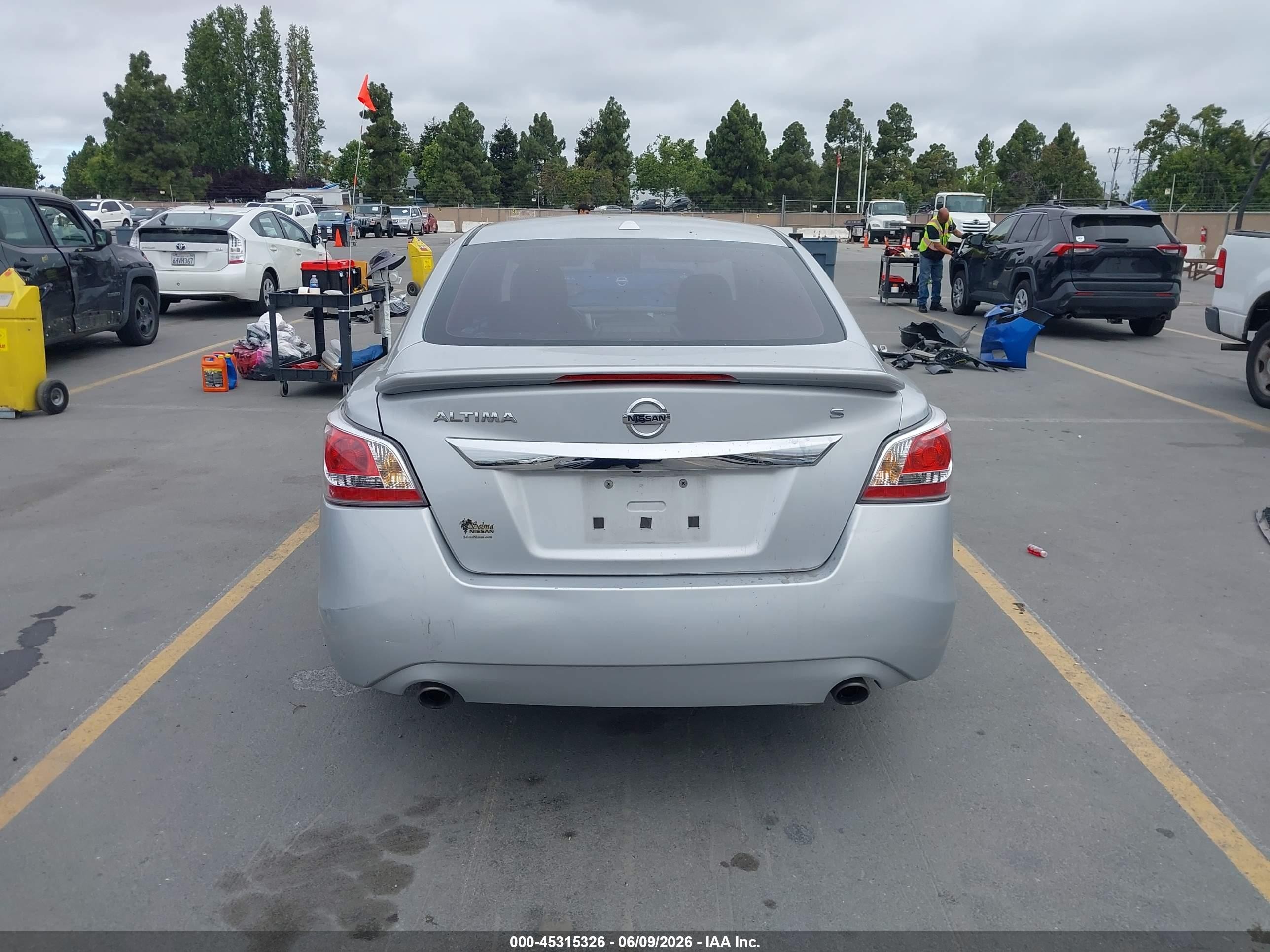 2015 Nissan Altima 2.5 S Серый vin: 1N4AL3AP3FN395737