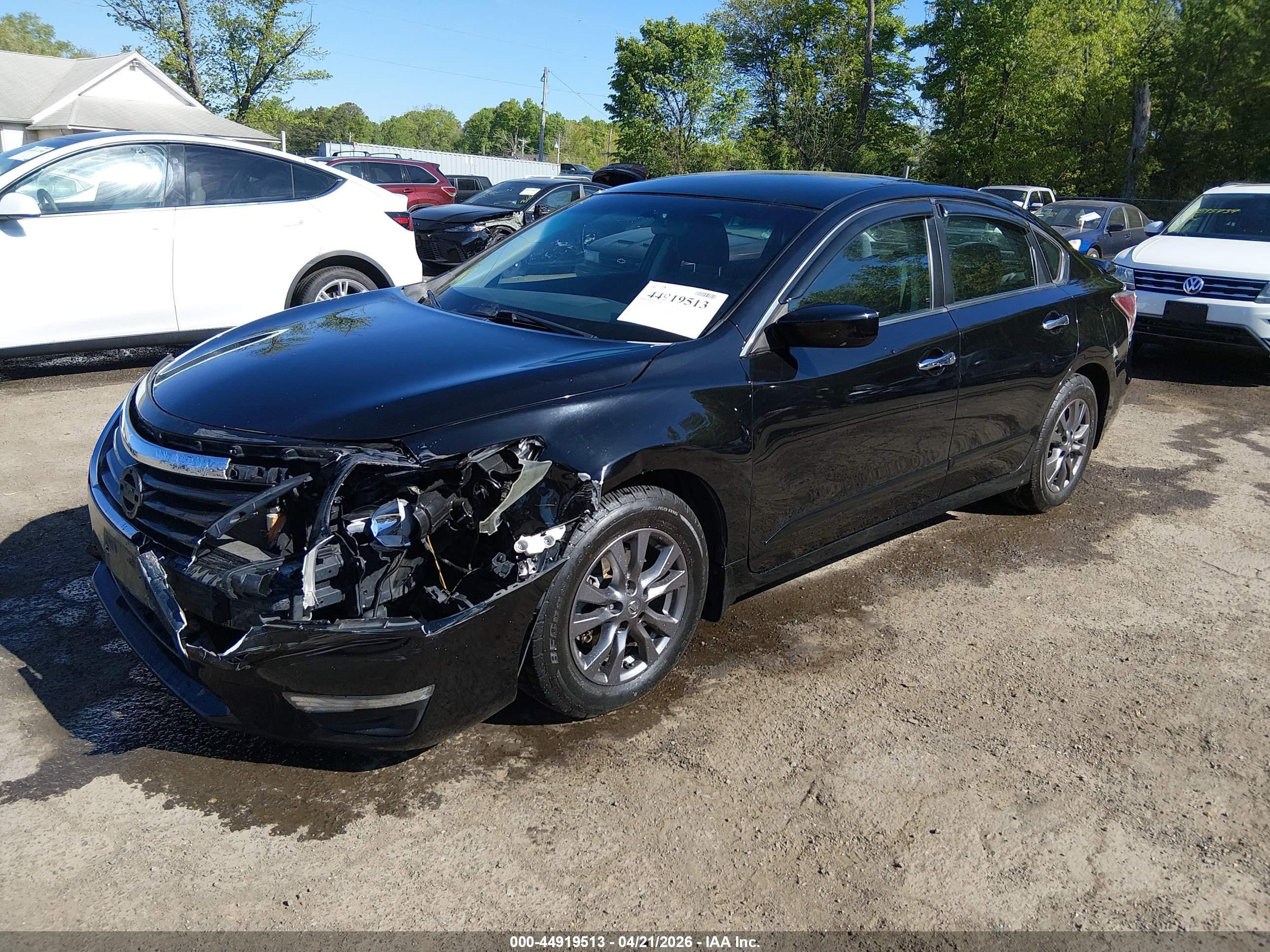 2015 Nissan Altima 2.5 S Black vin: 1N4AL3AP3FN397570