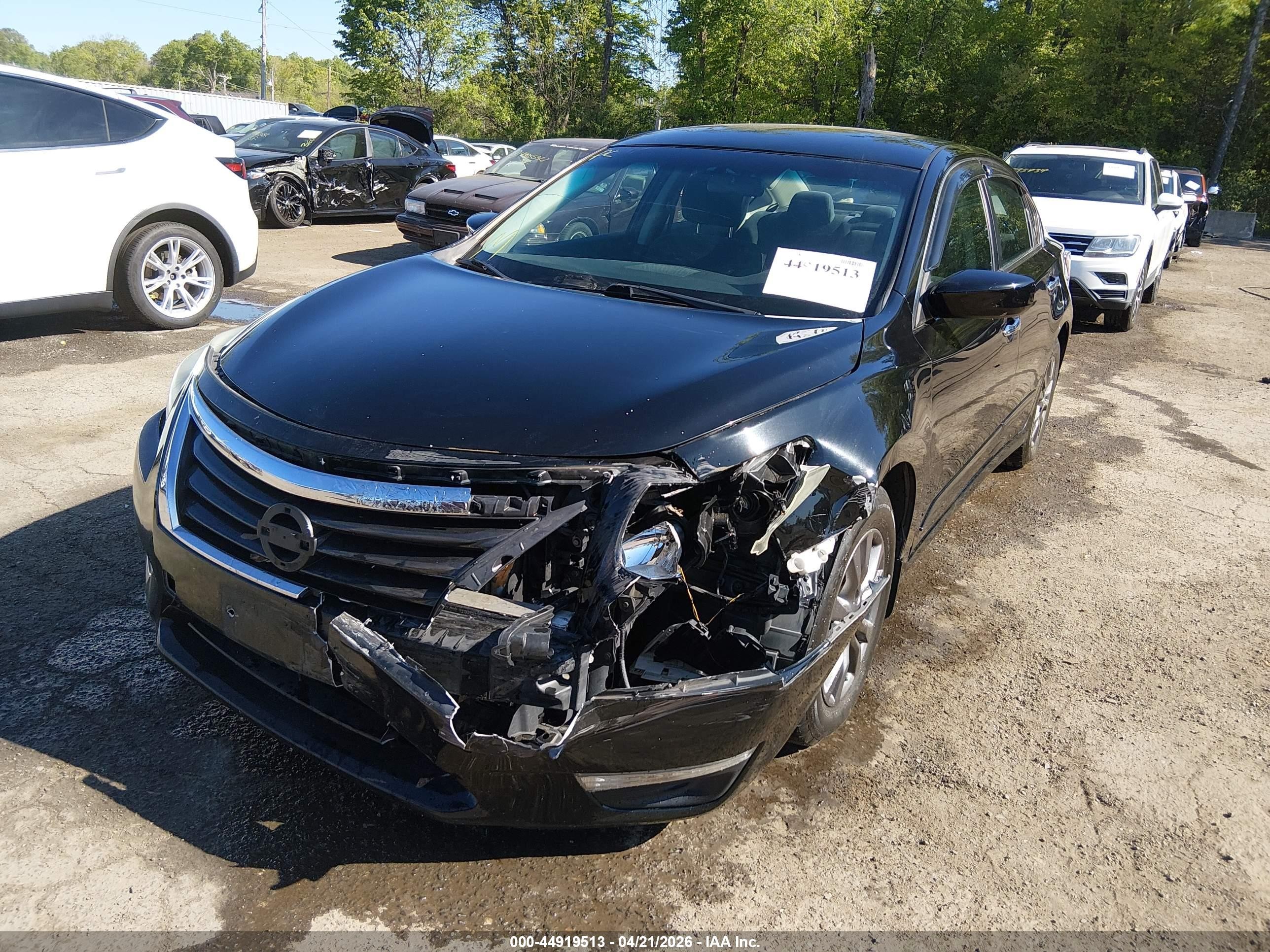 2015 Nissan Altima 2.5 S Black vin: 1N4AL3AP3FN397570